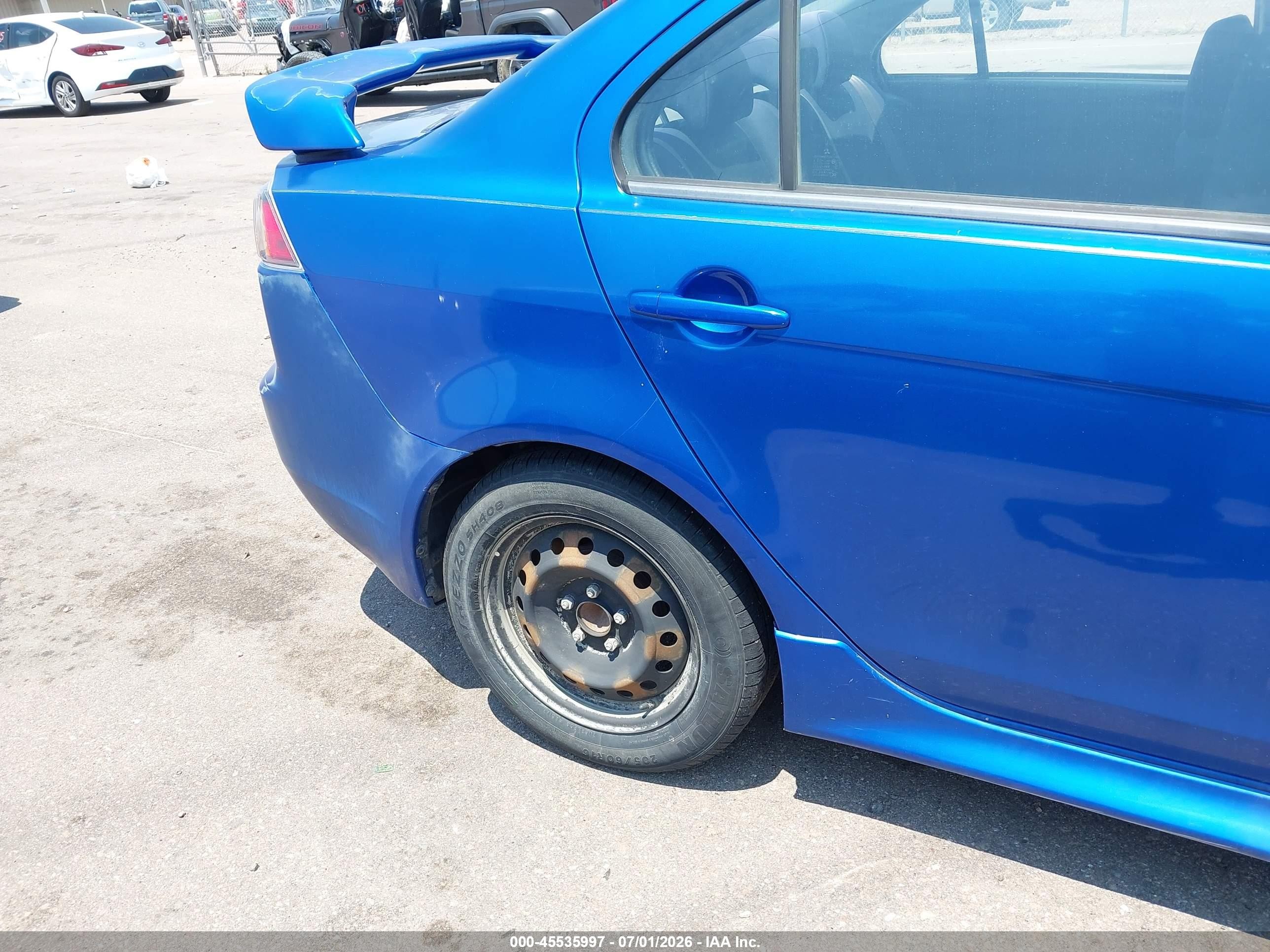 2015 Mitsubishi Lancer Es Blue vin: JA32U2FU1FU015318