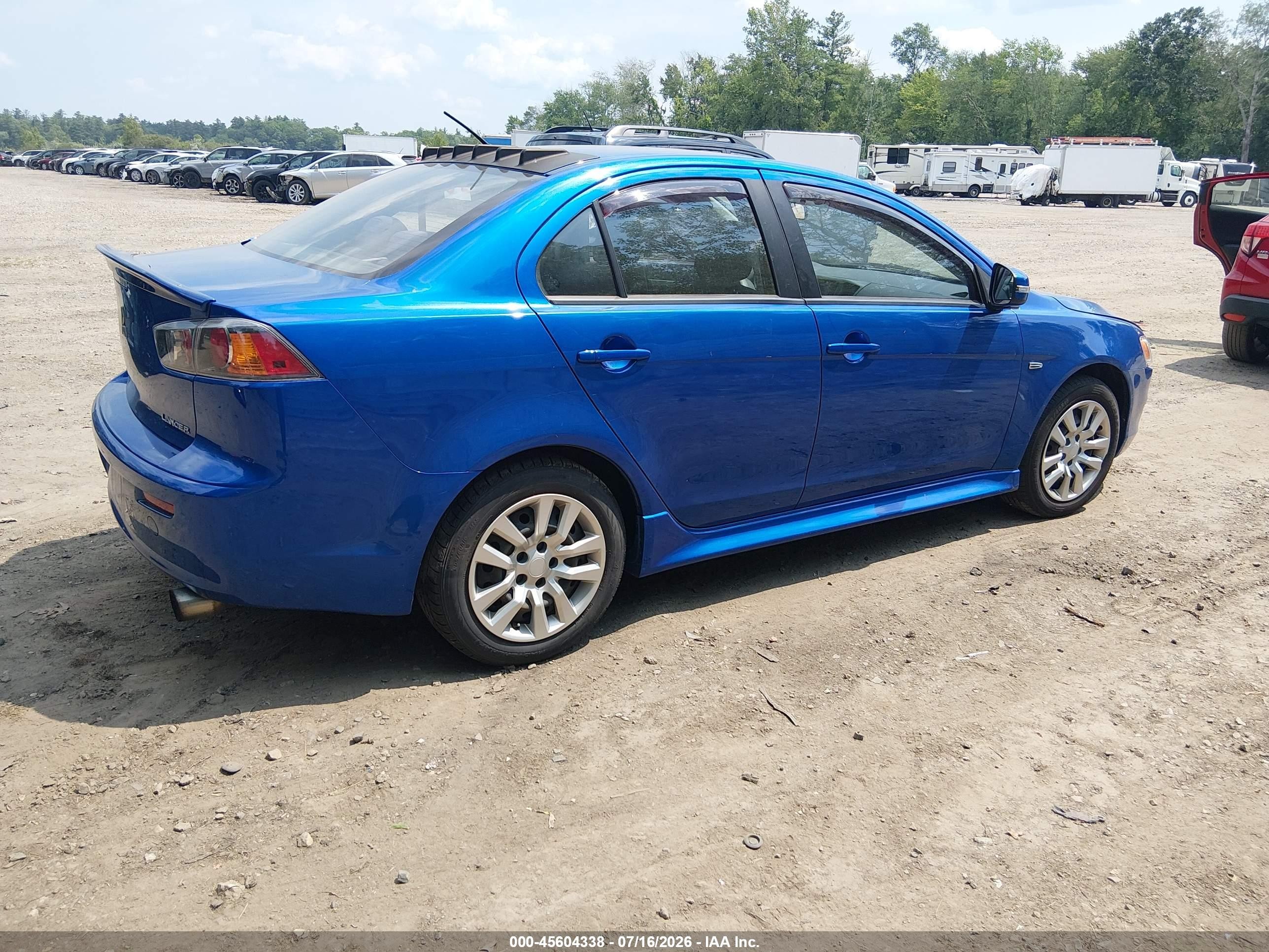 2015 Mitsubishi Lancer Es Blue vin: JA32U2FU1FU019045