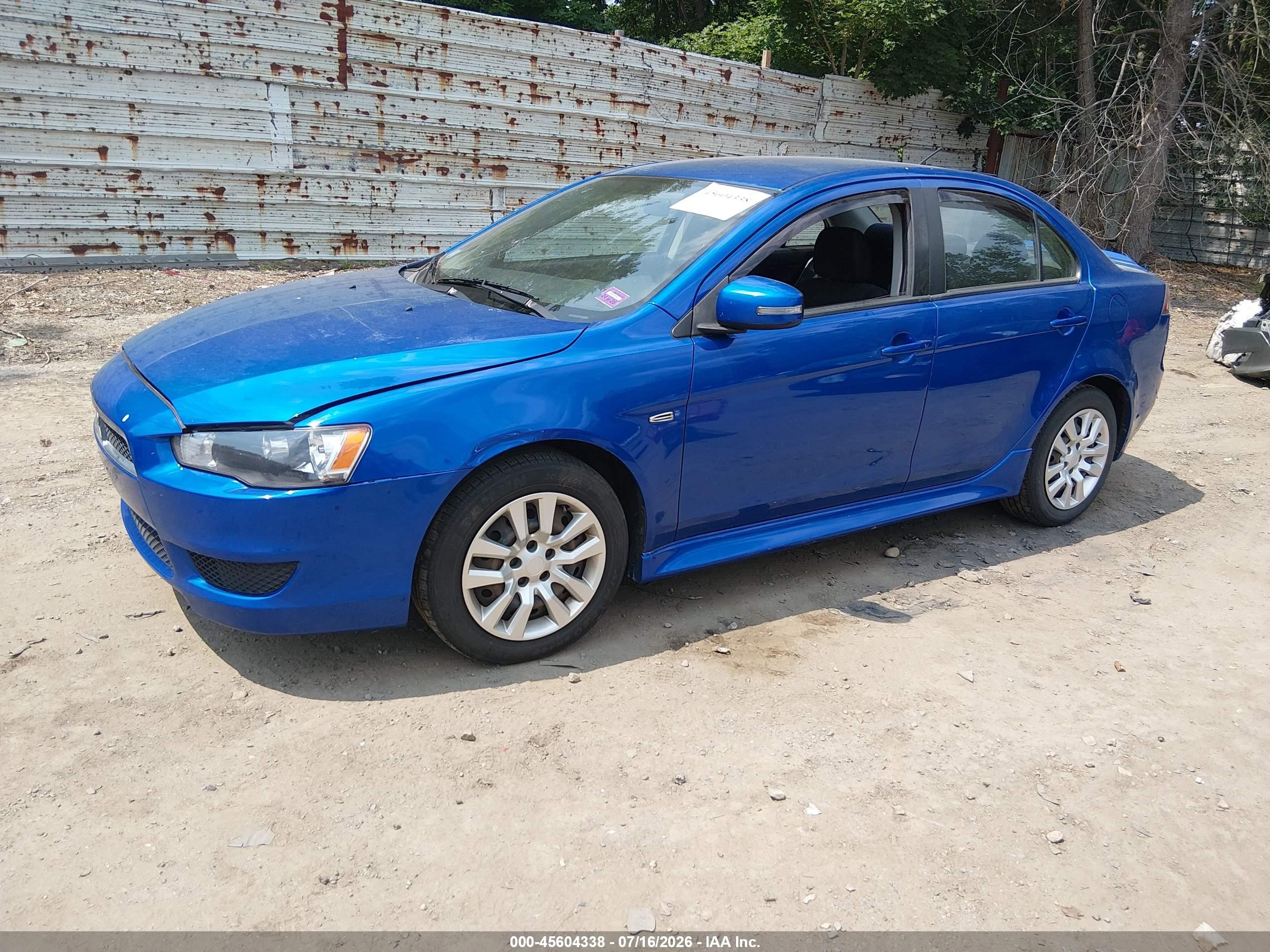 2015 Mitsubishi Lancer Es Blue vin: JA32U2FU1FU019045