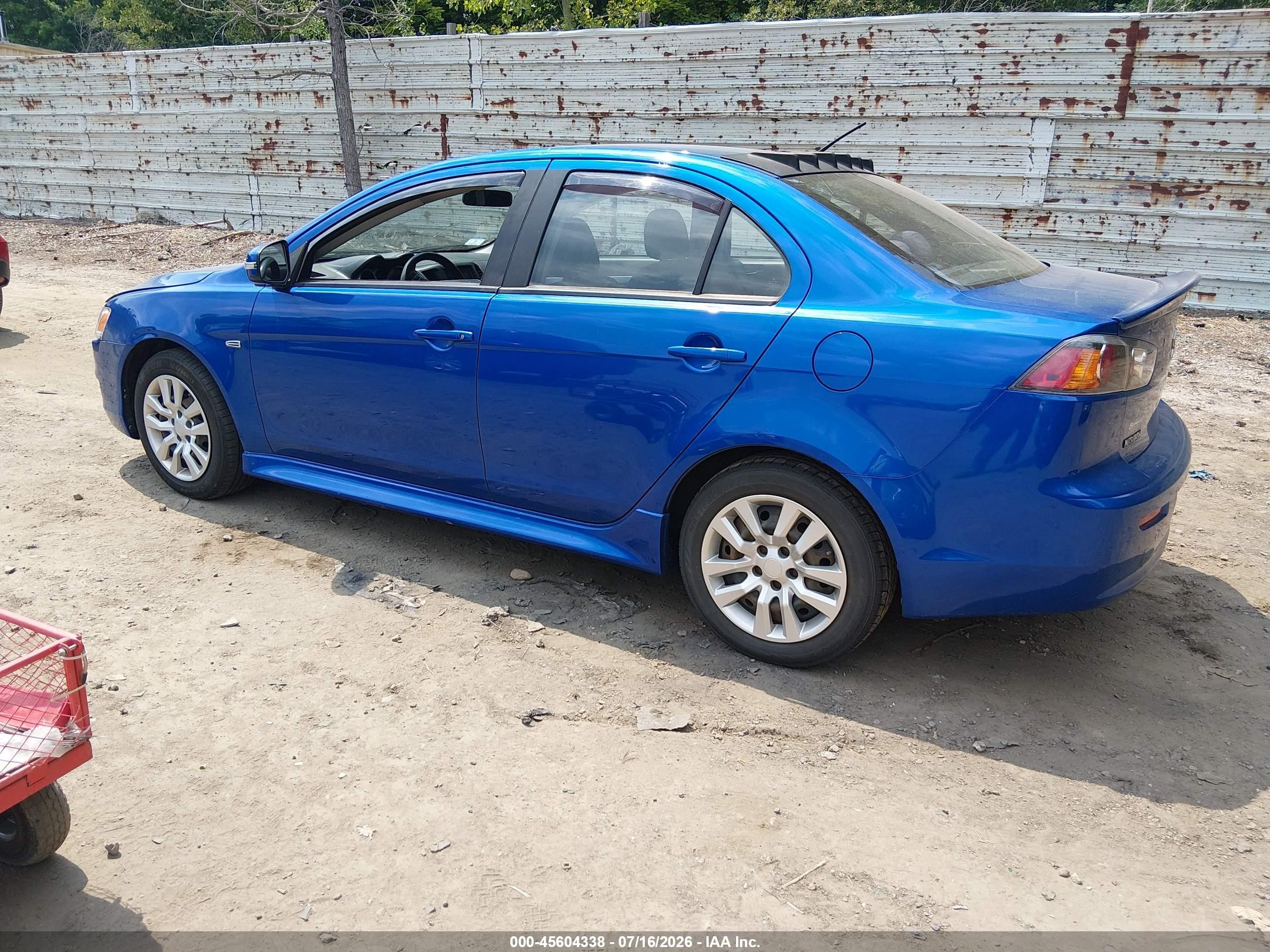 2015 Mitsubishi Lancer Es Blue vin: JA32U2FU1FU019045