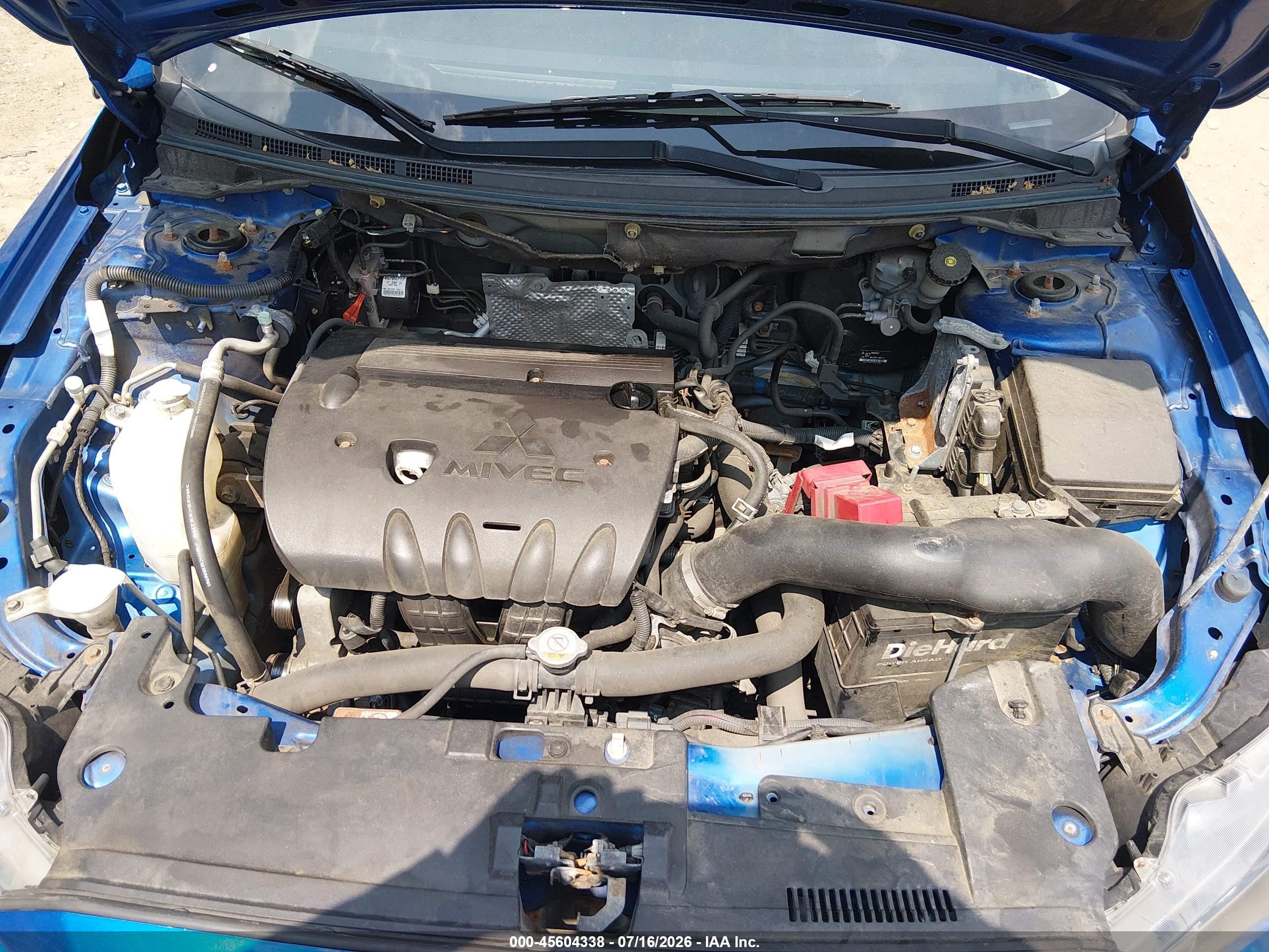 2015 Mitsubishi Lancer Es Blue vin: JA32U2FU1FU019045