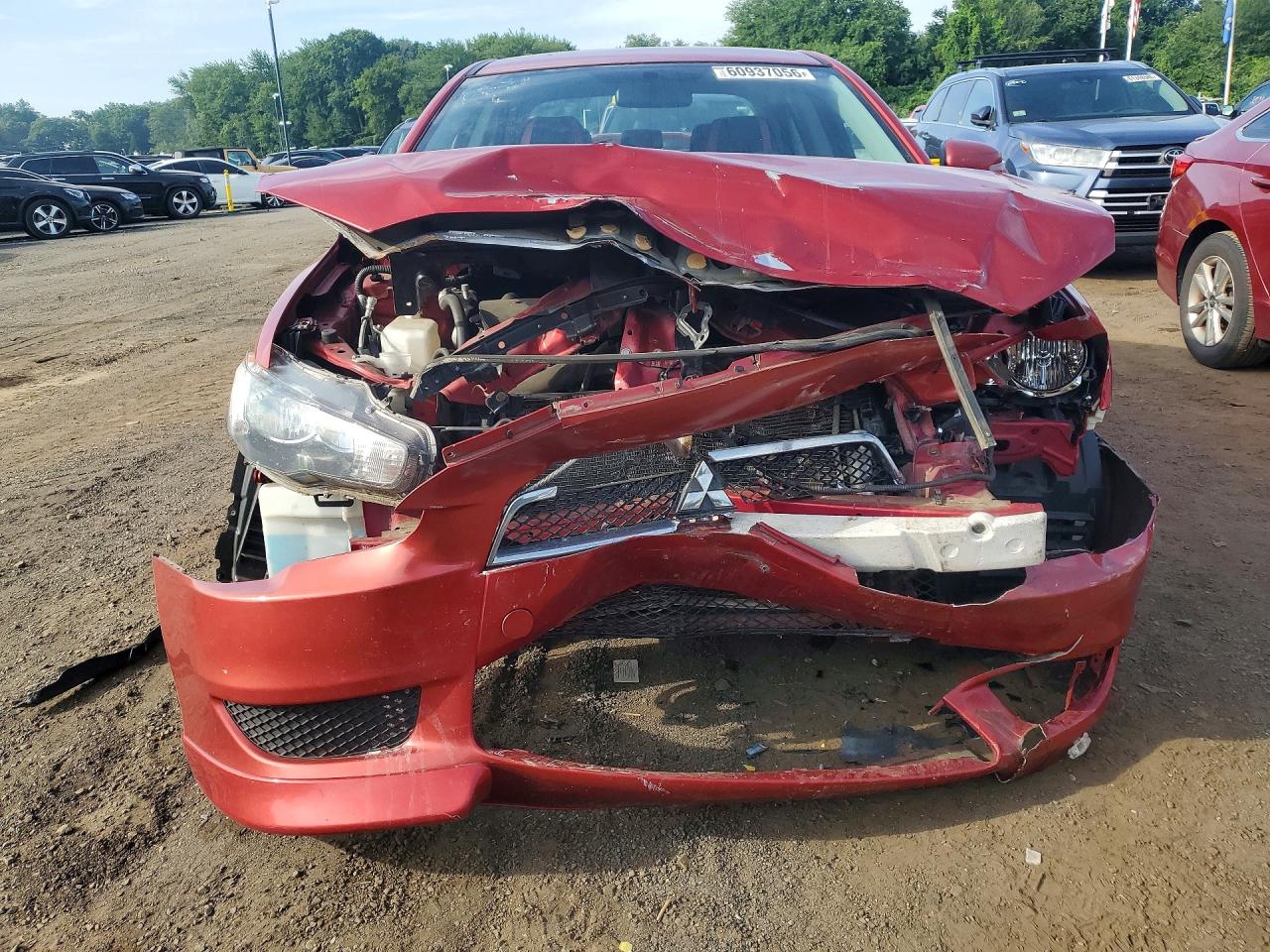2015 Mitsubishi Lancer Es Red vin: JA32U2FU1FU021555