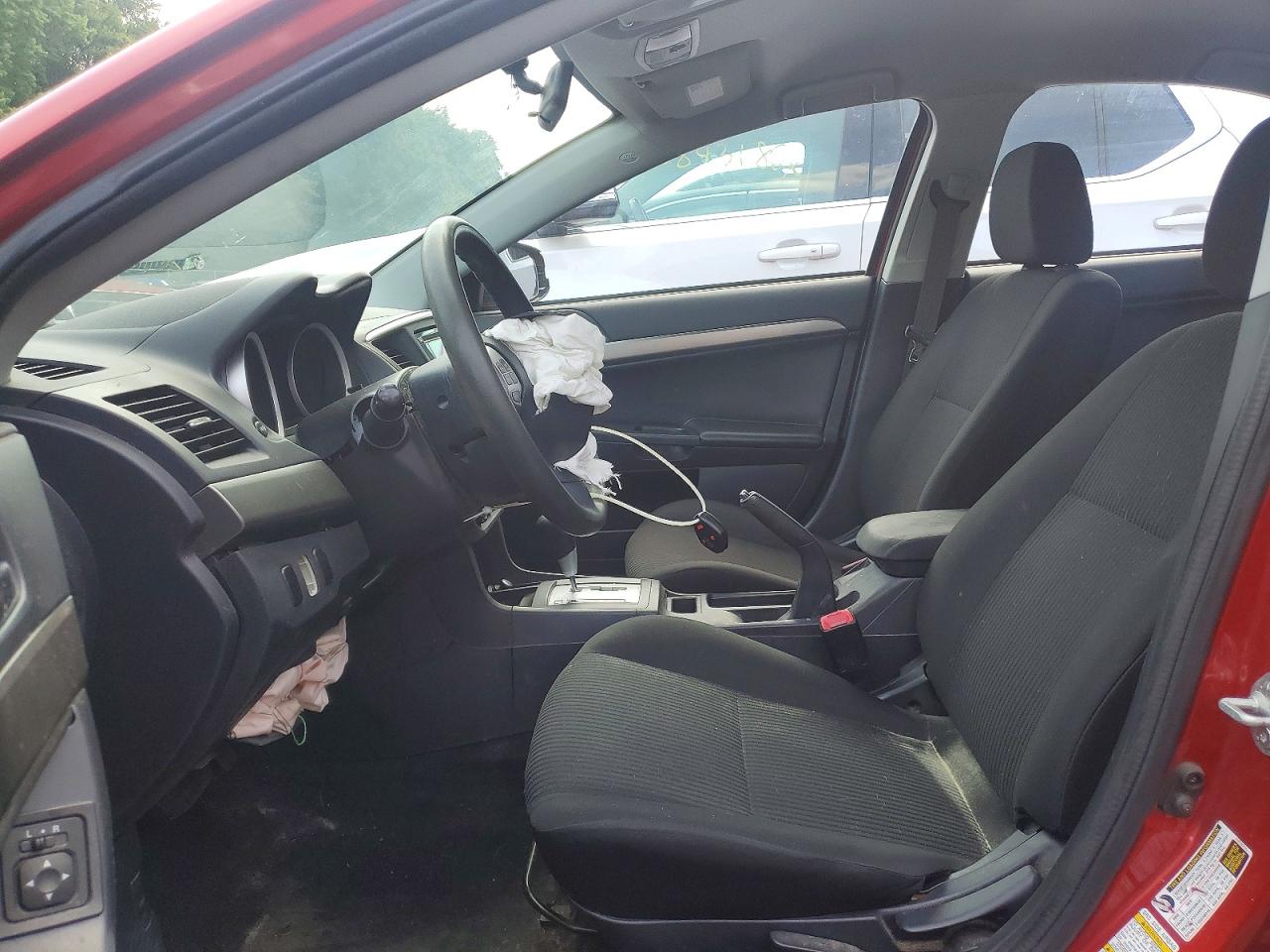 2015 Mitsubishi Lancer Es Red vin: JA32U2FU1FU021555
