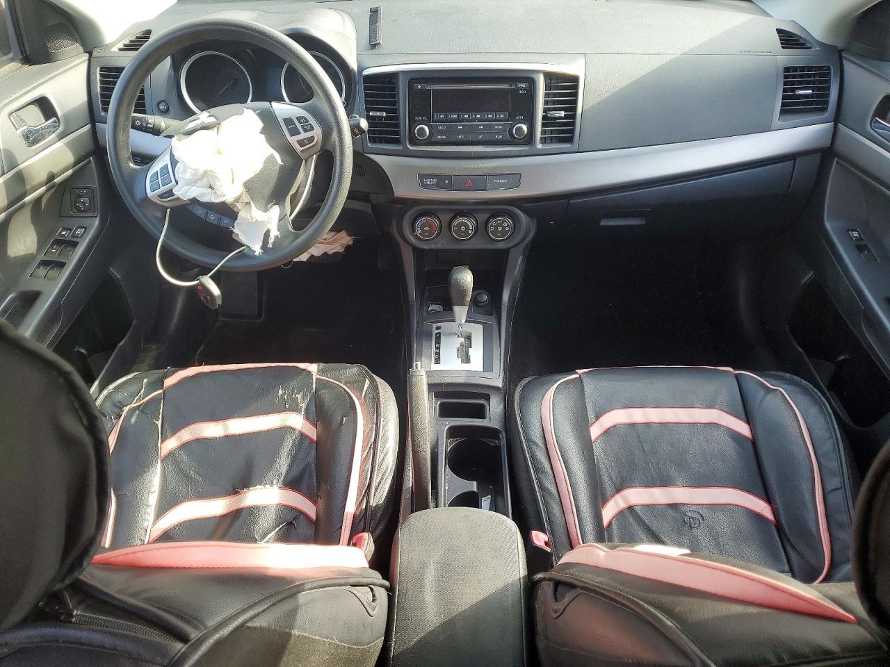 2015 Mitsubishi Lancer Es Red vin: JA32U2FU1FU021555