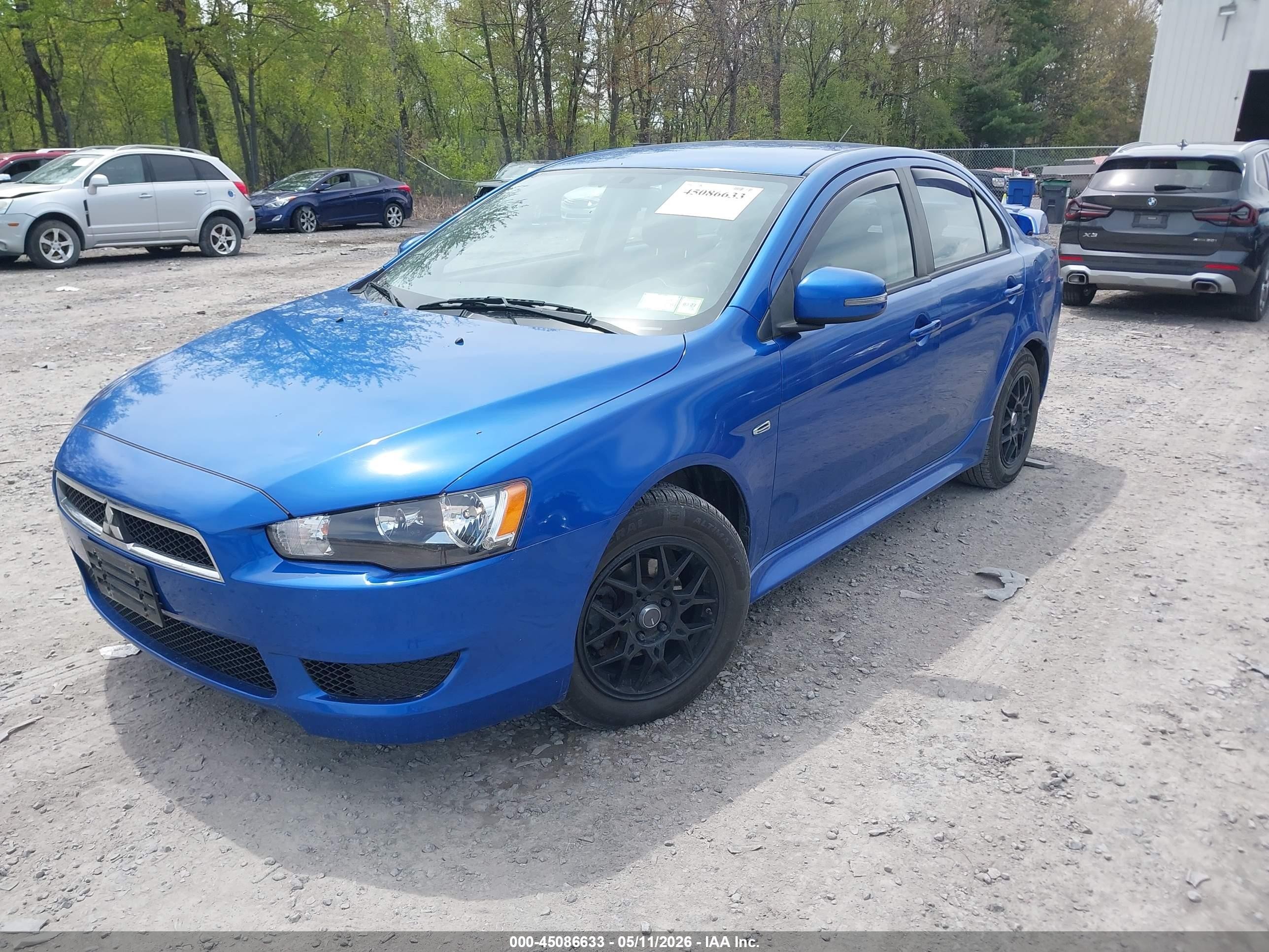 2015 Mitsubishi Lancer Es Blue vin: JA32U2FU1FU025749