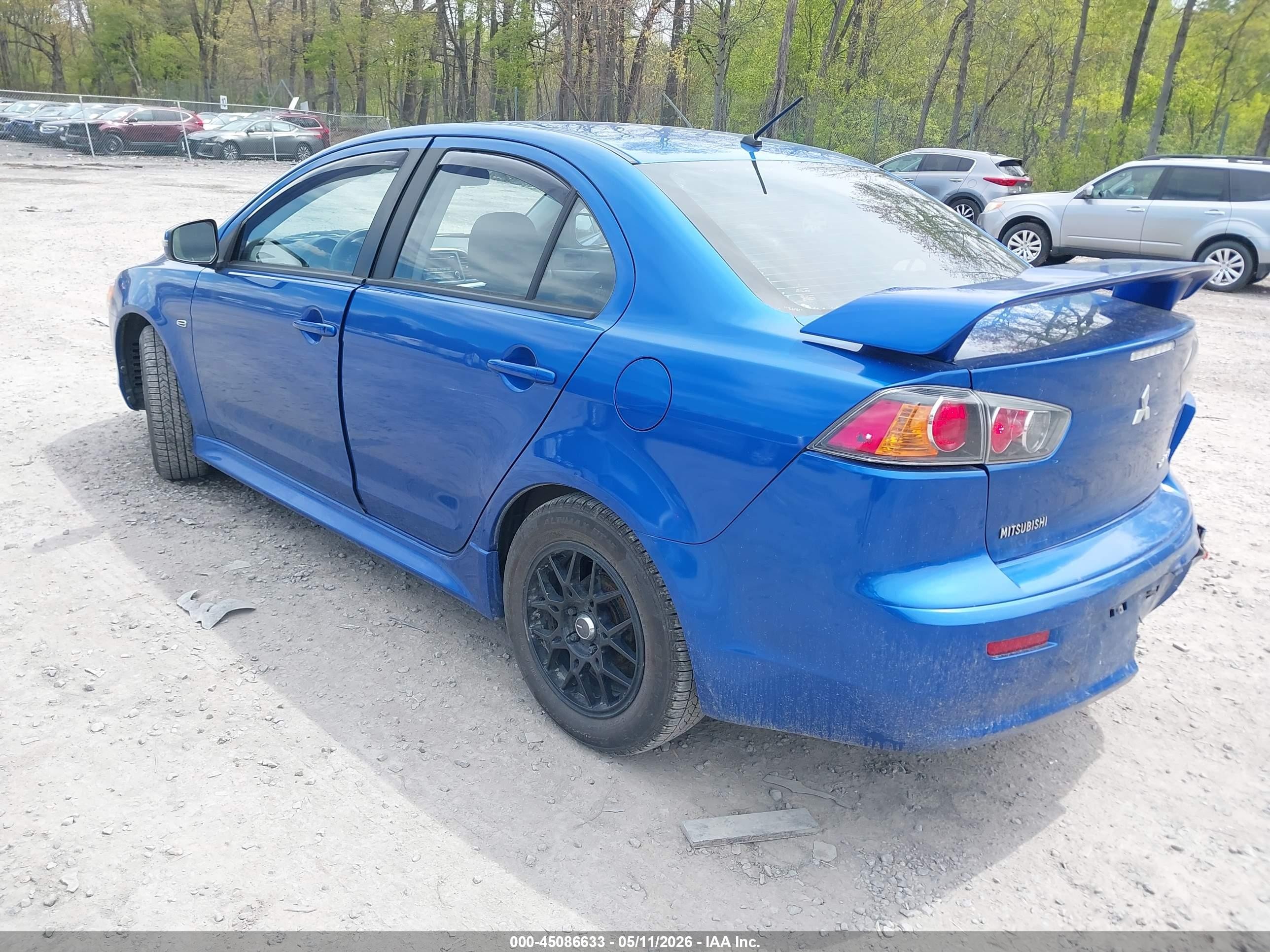 2015 Mitsubishi Lancer Es Blue vin: JA32U2FU1FU025749