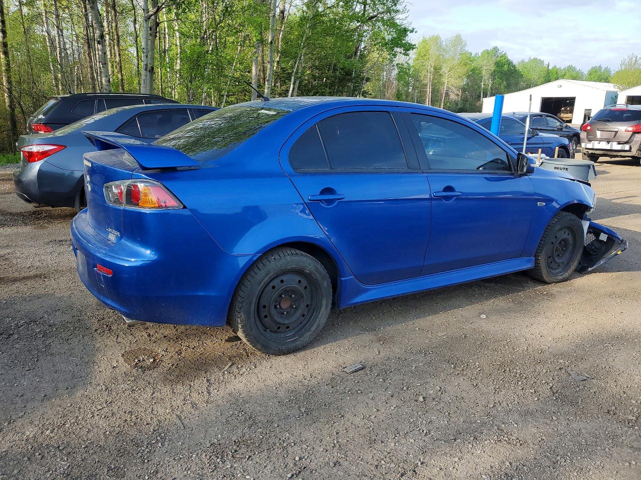 2015 Mitsubishi Lancer Es Blue vin: JA32U2FU1FU603915
