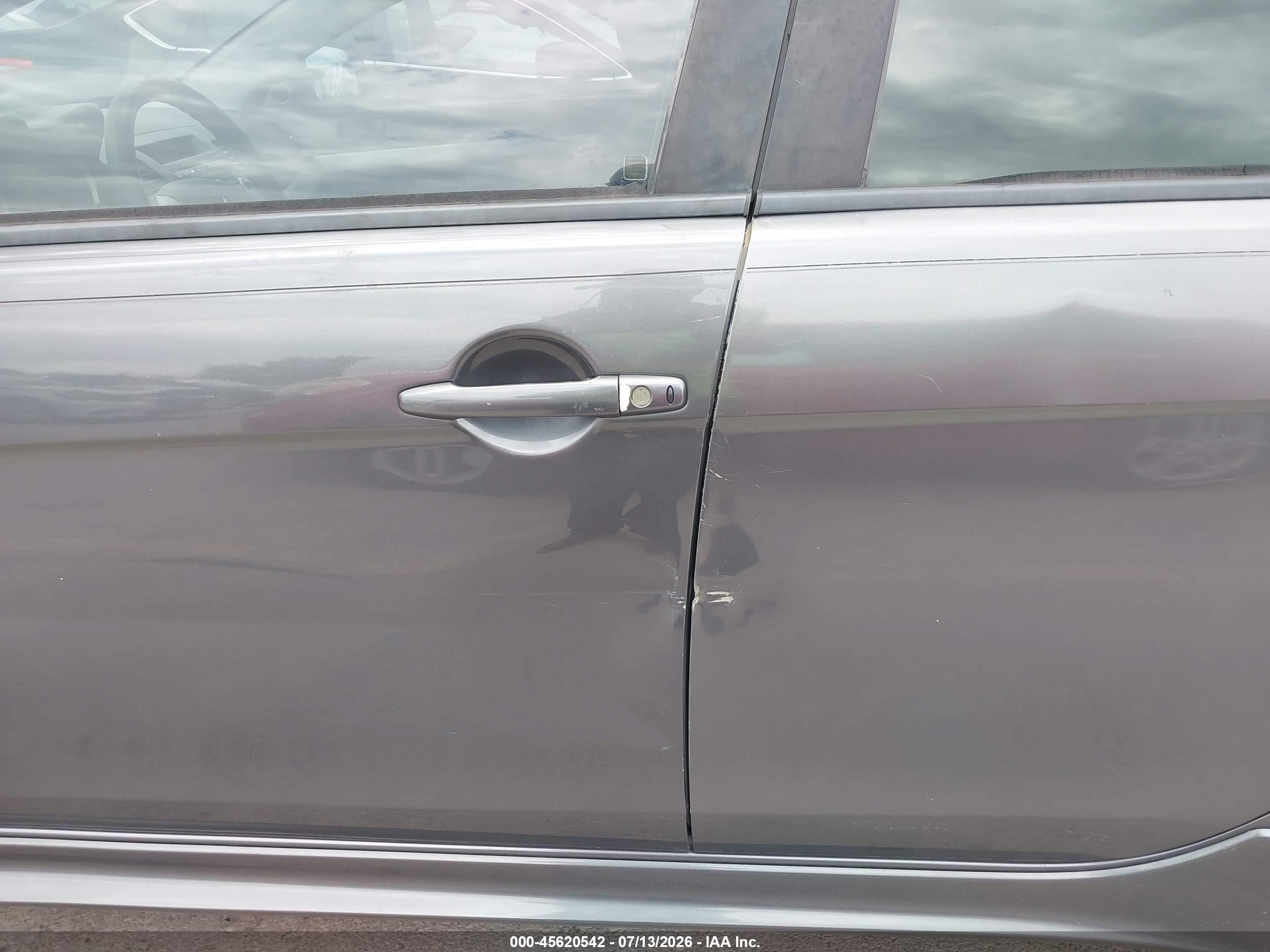2010 Mitsubishi Lancer Es Gray vin: JA32U2FU2AU003722
