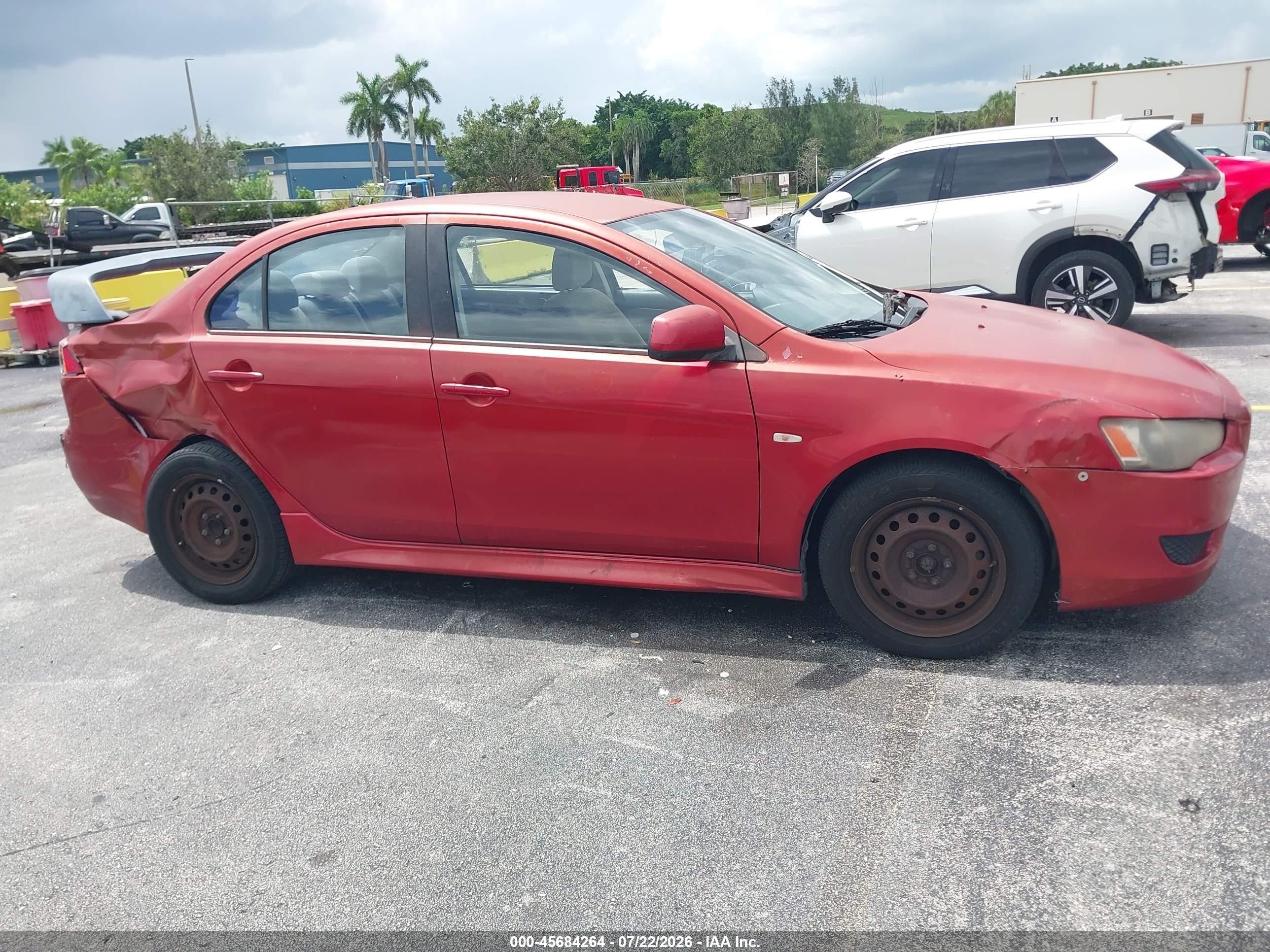 2011 Mitsubishi Lancer Es Red vin: JA32U2FU2BU001437