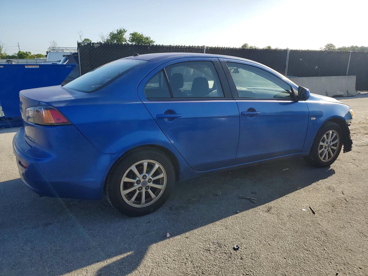 2011 Mitsubishi Lancer Es/es Sport Blue vin: JA32U2FU2BU043509