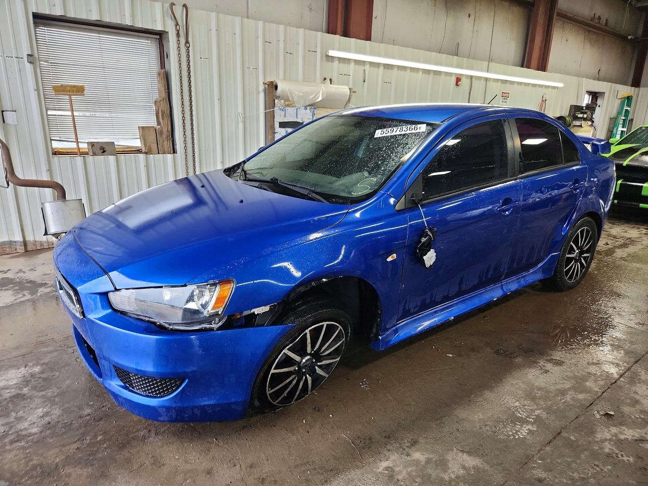 2011 Mitsubishi Lancer Es Blue vin: JA32U2FU2BU044532