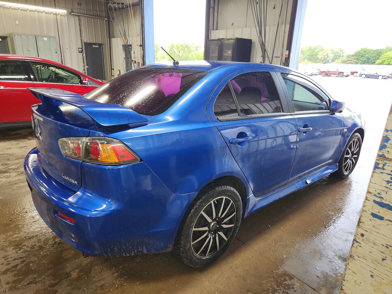 2011 Mitsubishi Lancer Es Blue vin: JA32U2FU2BU044532