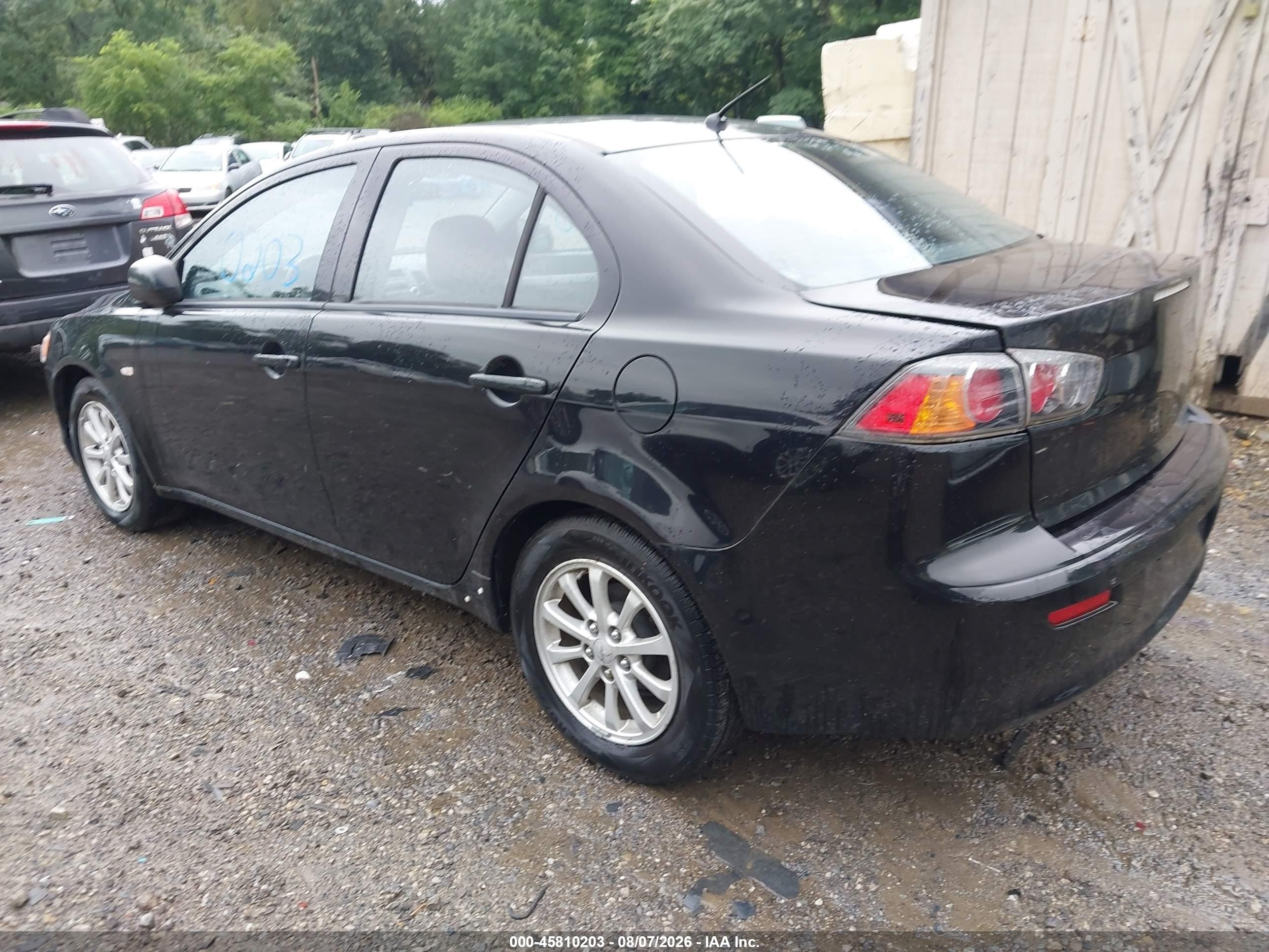 2012 Mitsubishi Lancer Es Black vin: JA32U2FU2CU014982