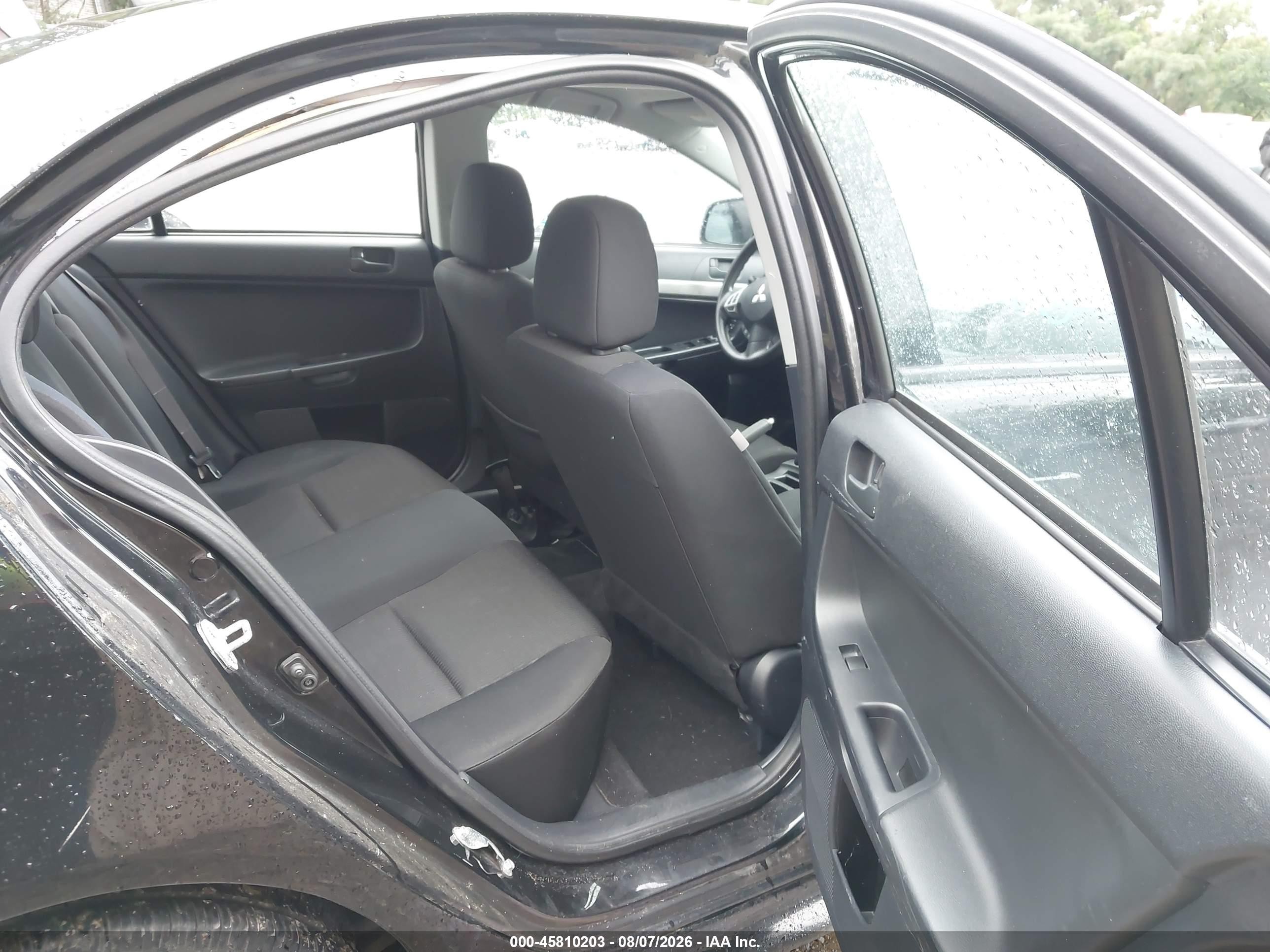 2012 Mitsubishi Lancer Es Black vin: JA32U2FU2CU014982