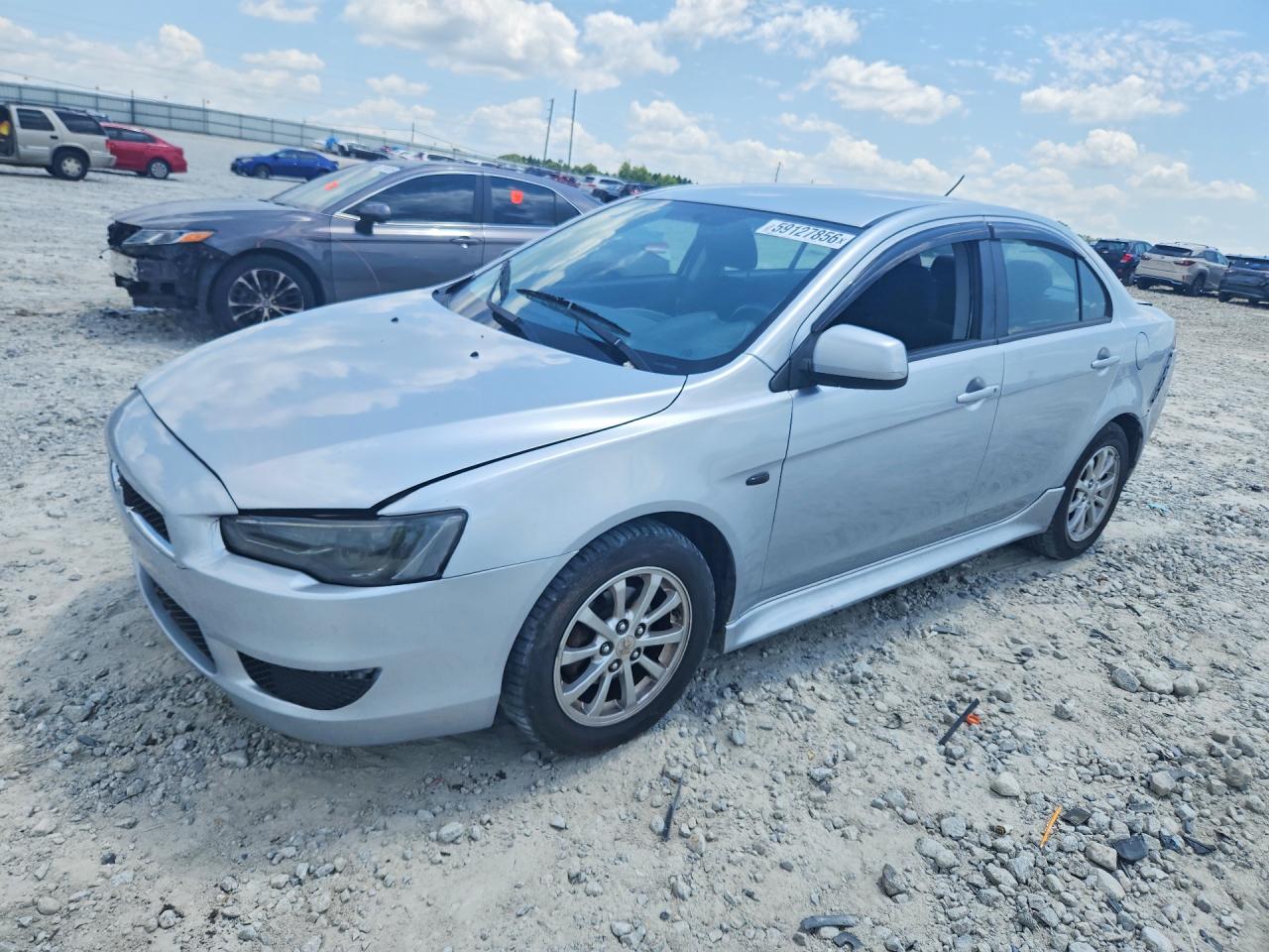 2013 Mitsubishi Lancer Es/es Sport Silver vin: JA32U2FU2DU006141