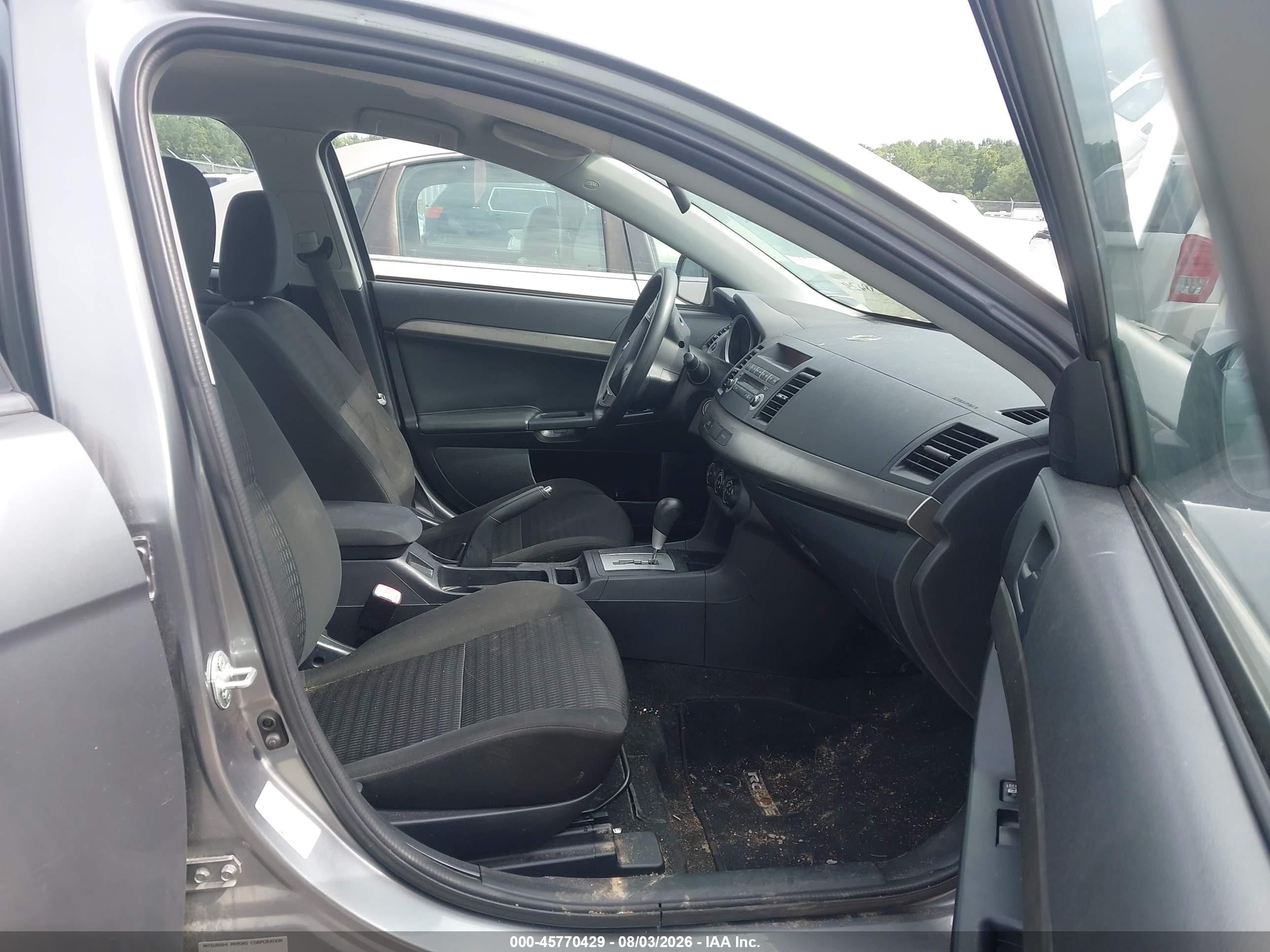 2013 Mitsubishi Lancer Es Gray vin: JA32U2FU2DU015762