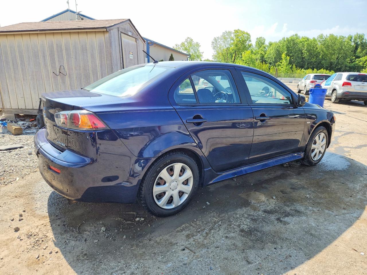 2014 Mitsubishi Lancer Es/es Sport Blue vin: JA32U2FU2EU009512