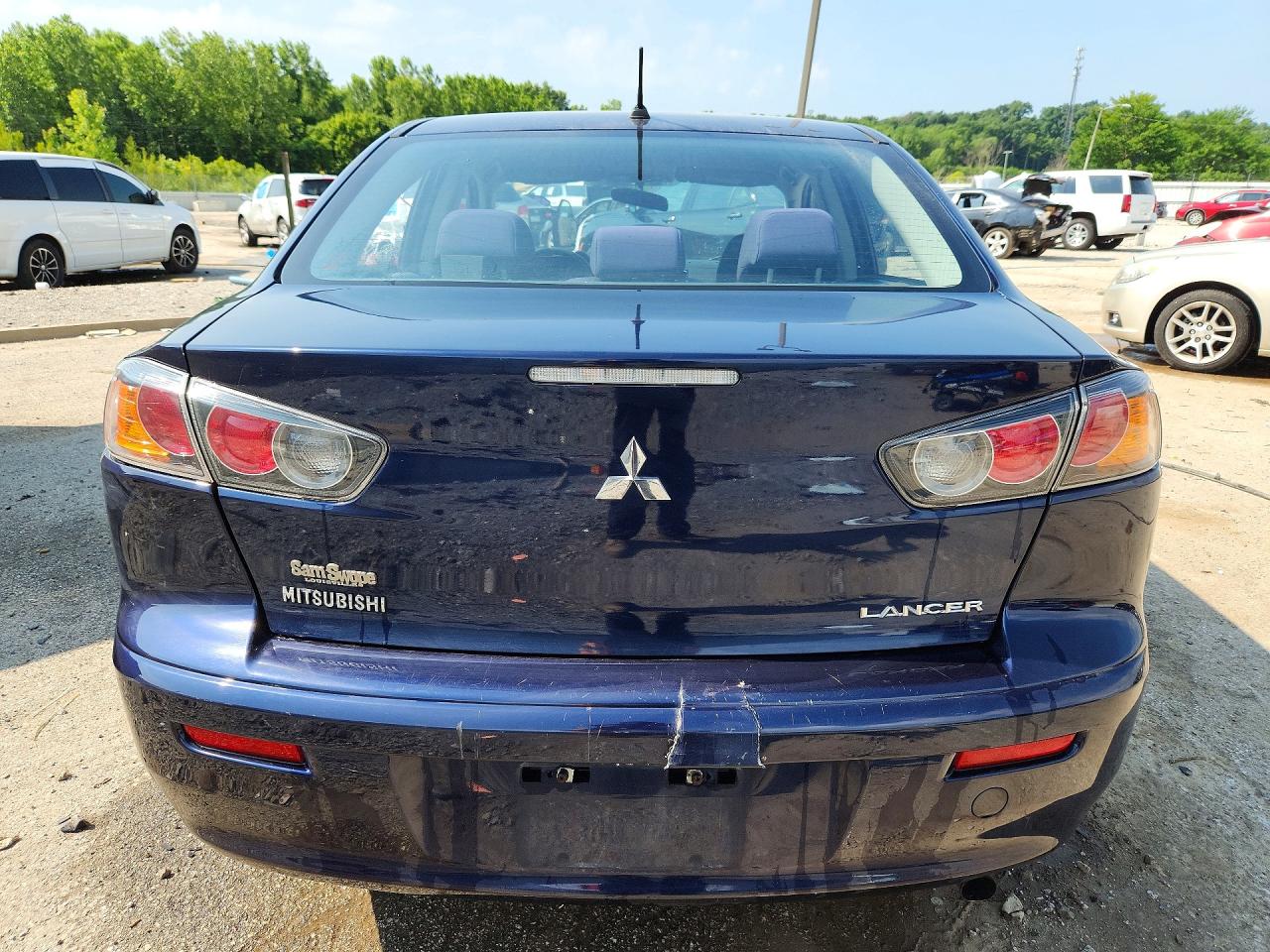 2014 Mitsubishi Lancer Es/es Sport Blue vin: JA32U2FU2EU009512
