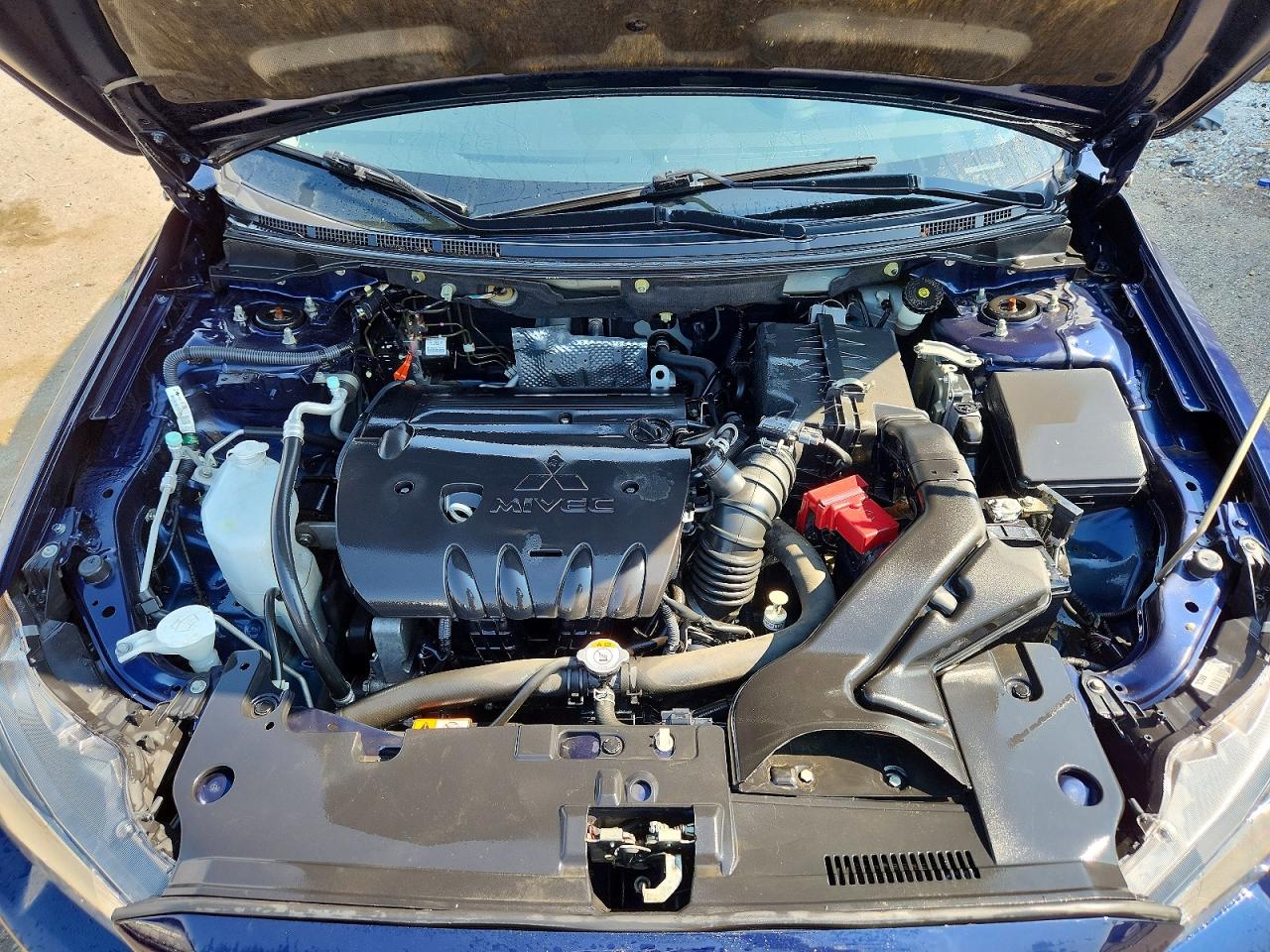 2014 Mitsubishi Lancer Es/es Sport Blue vin: JA32U2FU2EU009512