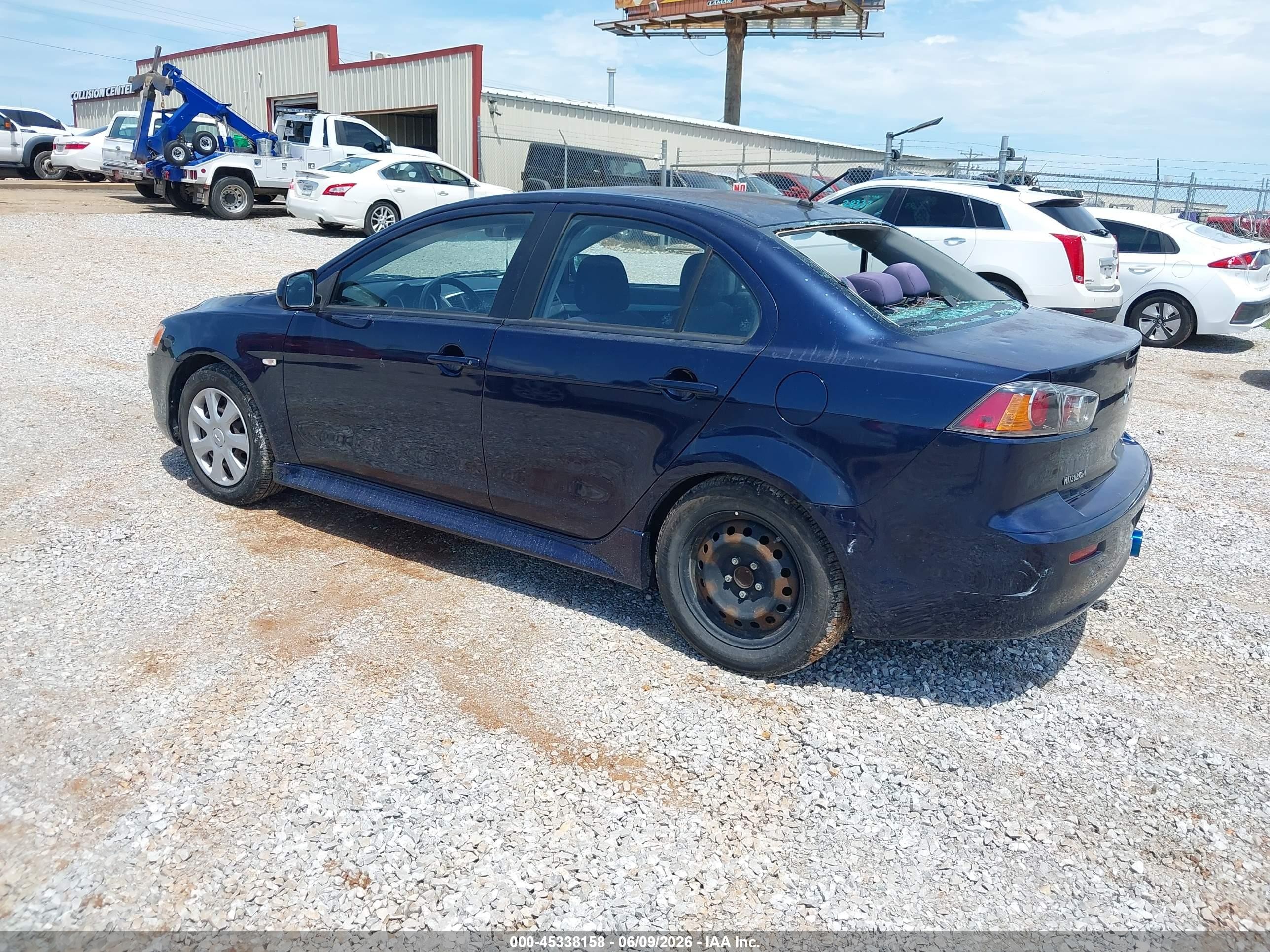 2014 Mitsubishi Lancer Es Blue vin: JA32U2FU2EU011714