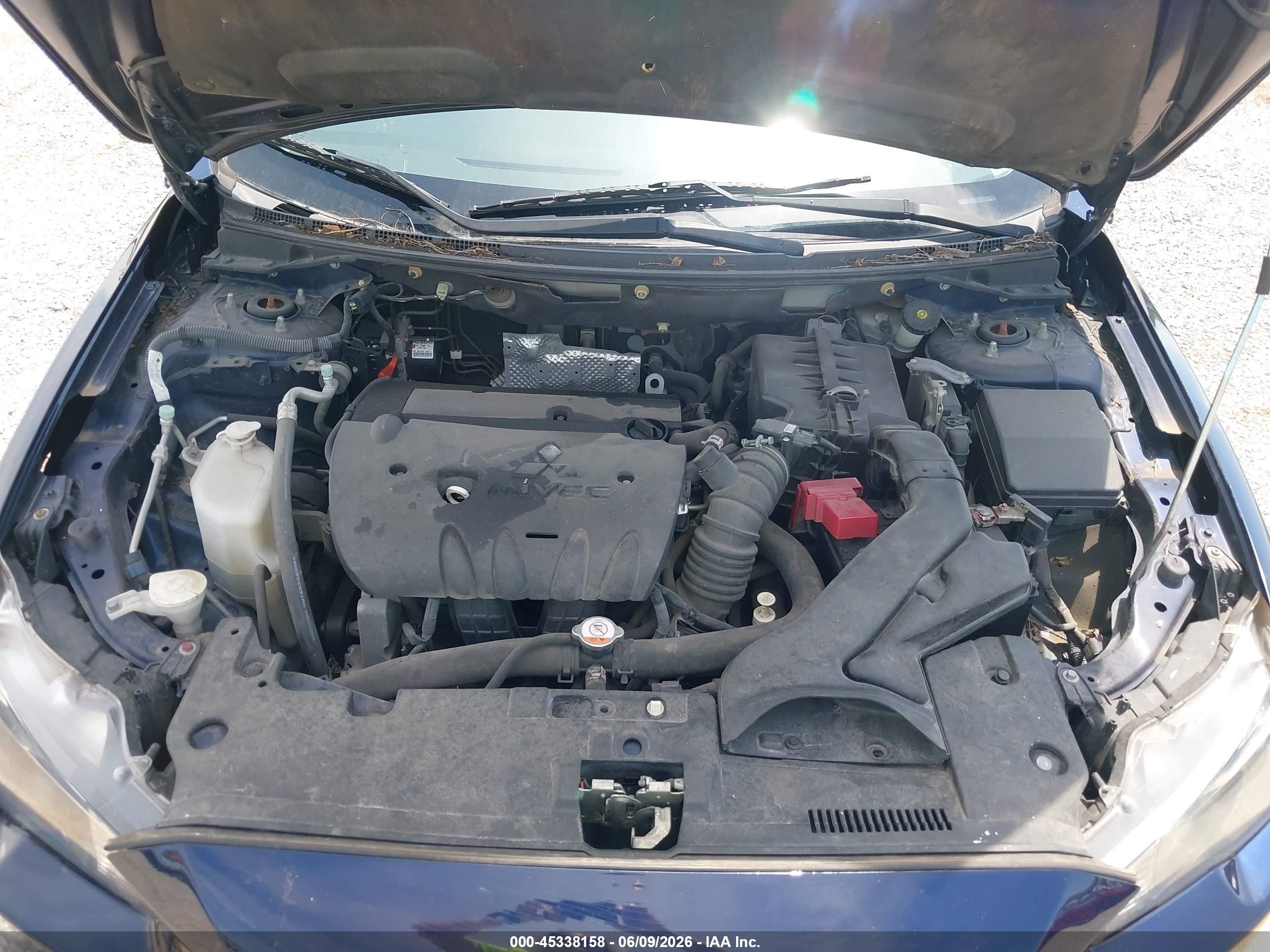 2014 Mitsubishi Lancer Es Blue vin: JA32U2FU2EU011714