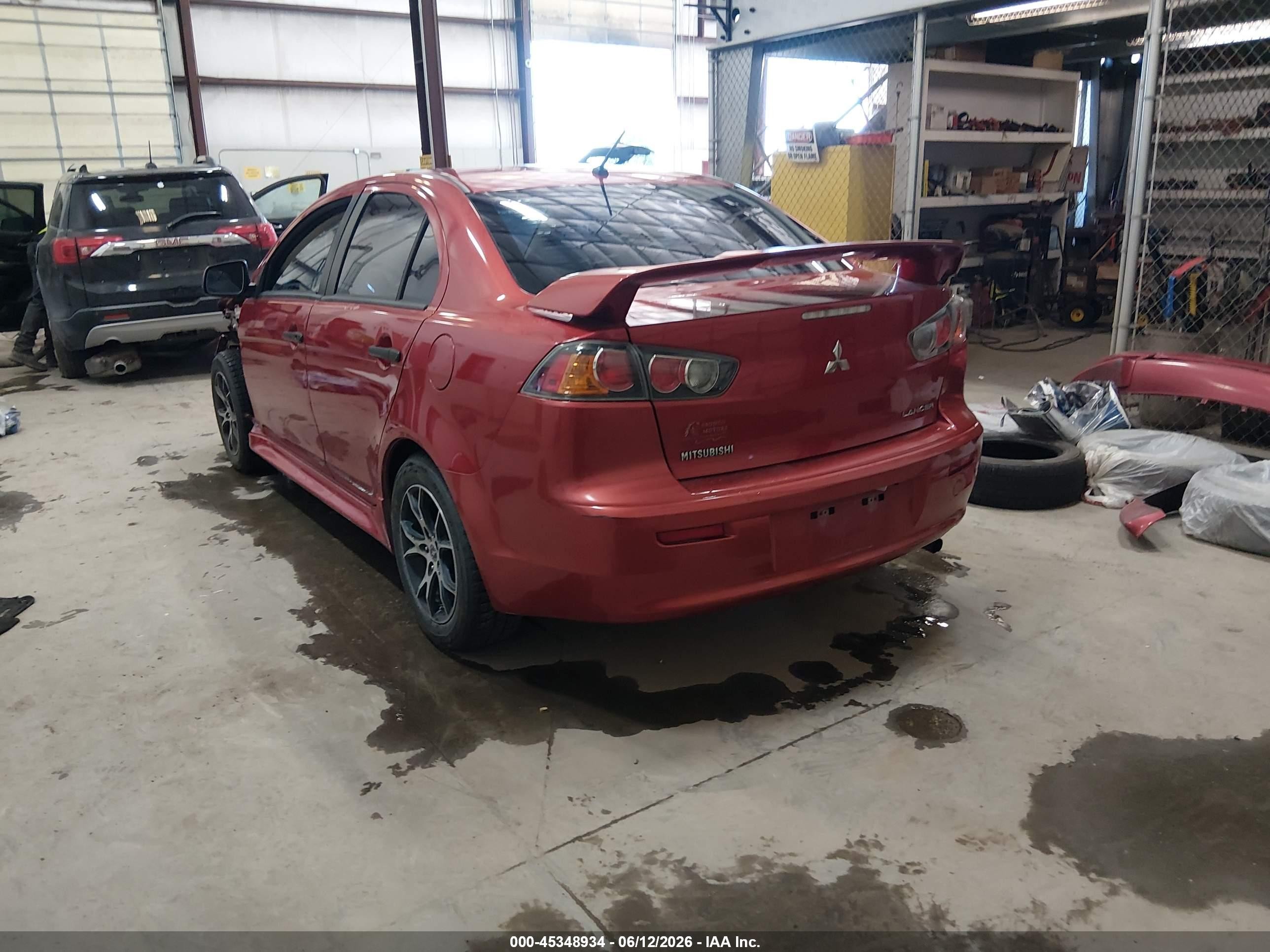2014 Mitsubishi Lancer Es Red vin: JA32U2FU2EU023099