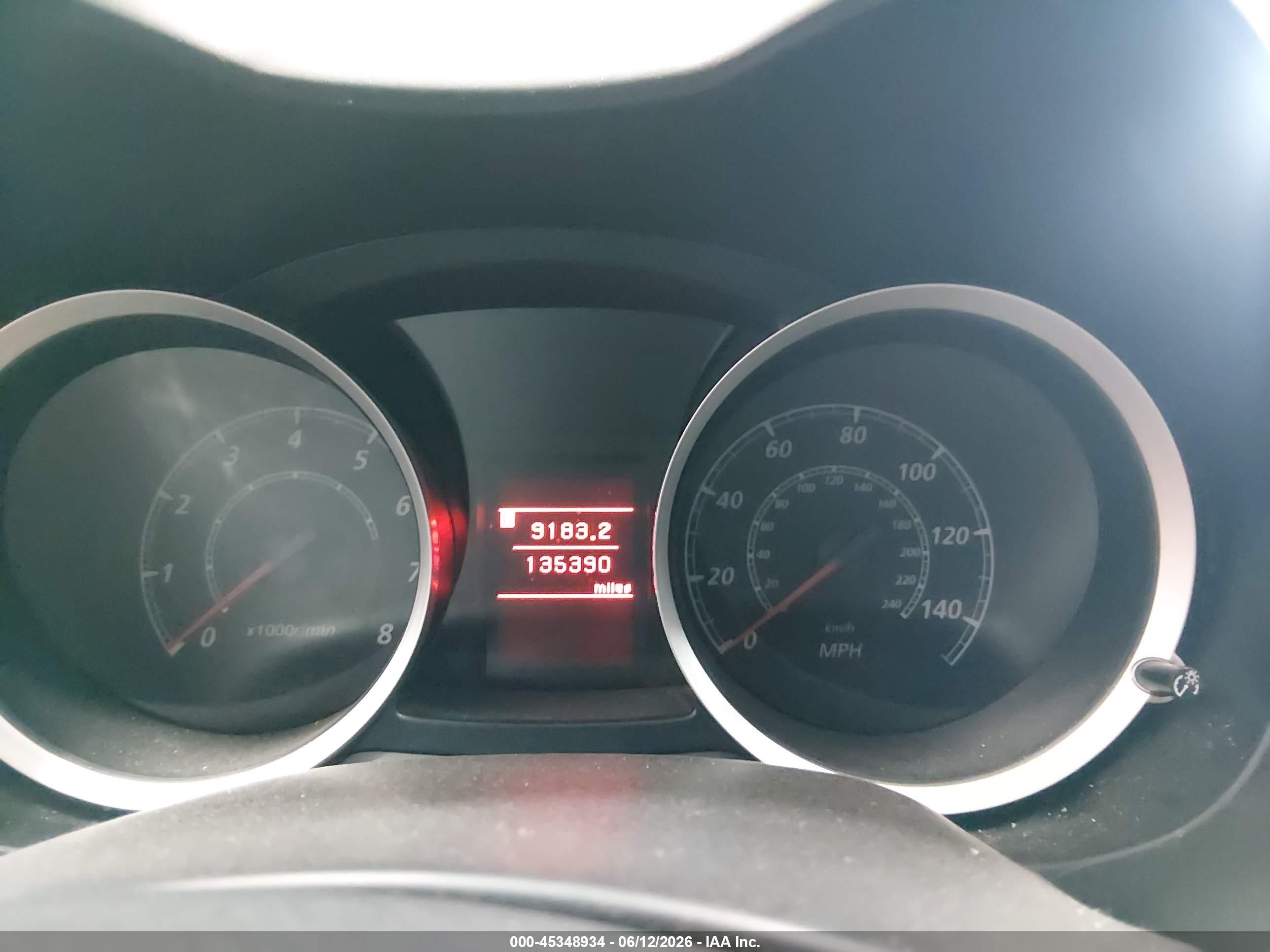 2014 Mitsubishi Lancer Es Red vin: JA32U2FU2EU023099