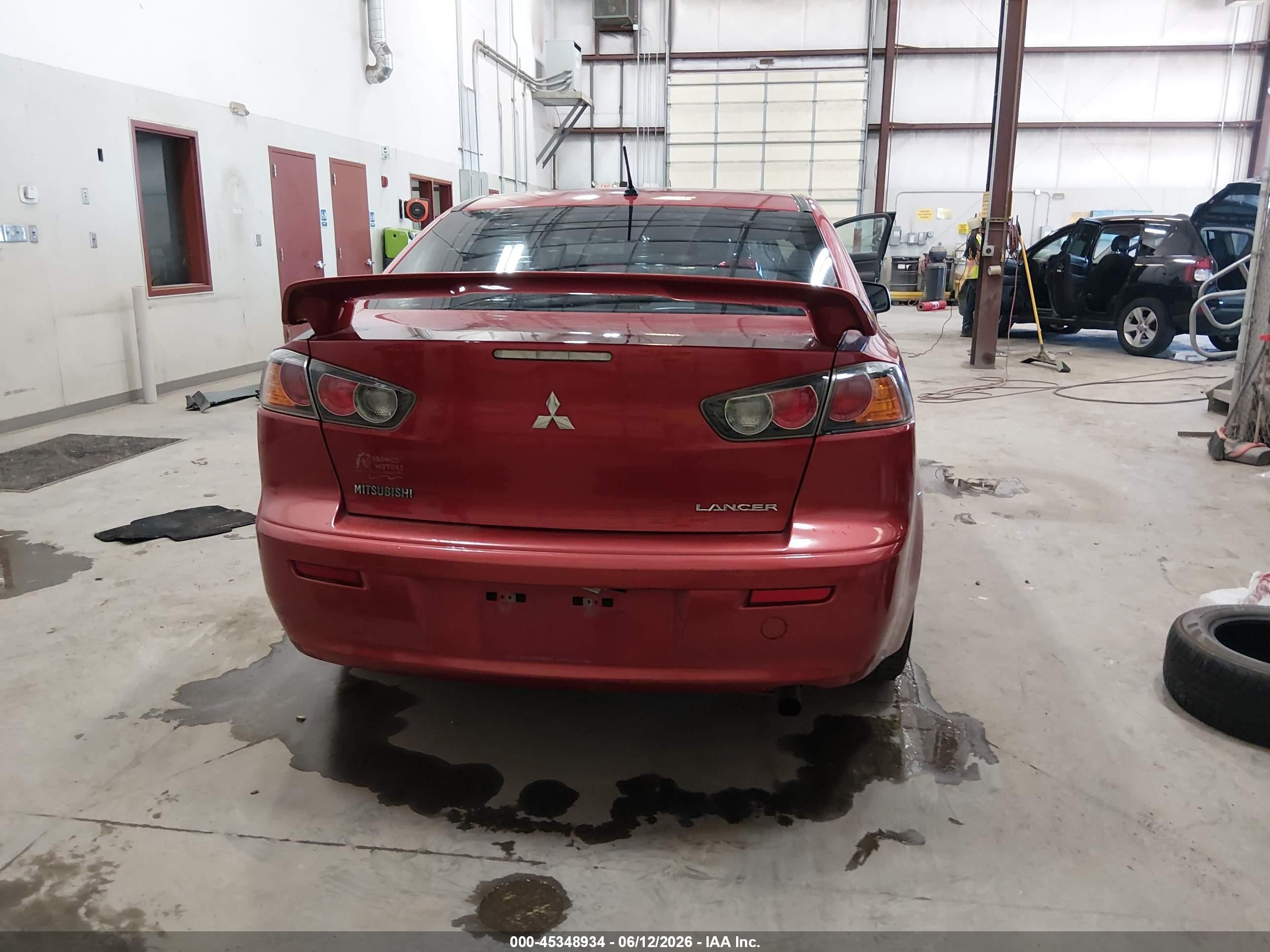 2014 Mitsubishi Lancer Es Red vin: JA32U2FU2EU023099