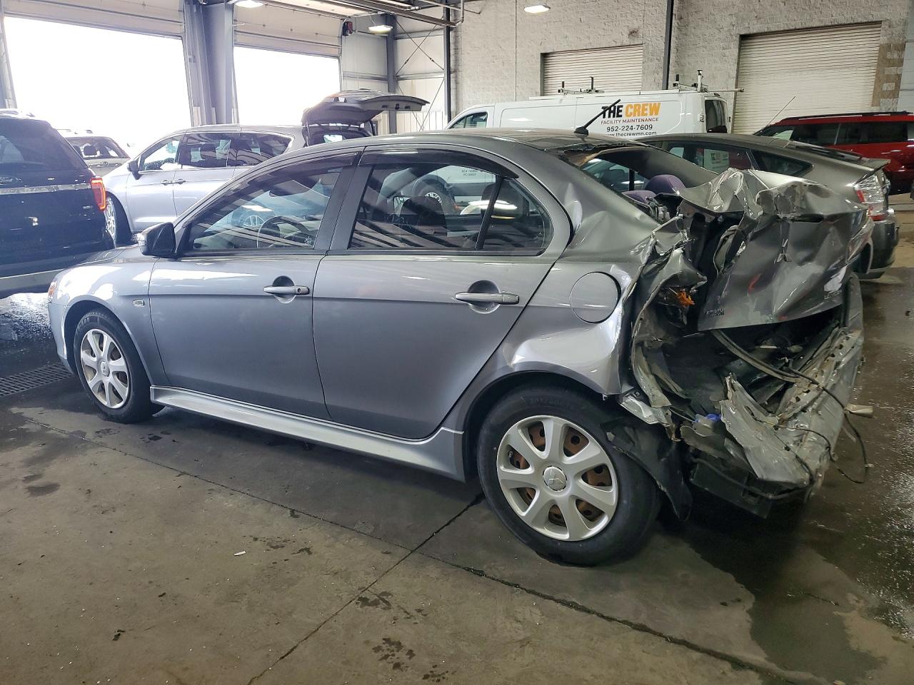 2015 Mitsubishi Lancer Es Silver vin: JA32U2FU2FU008717