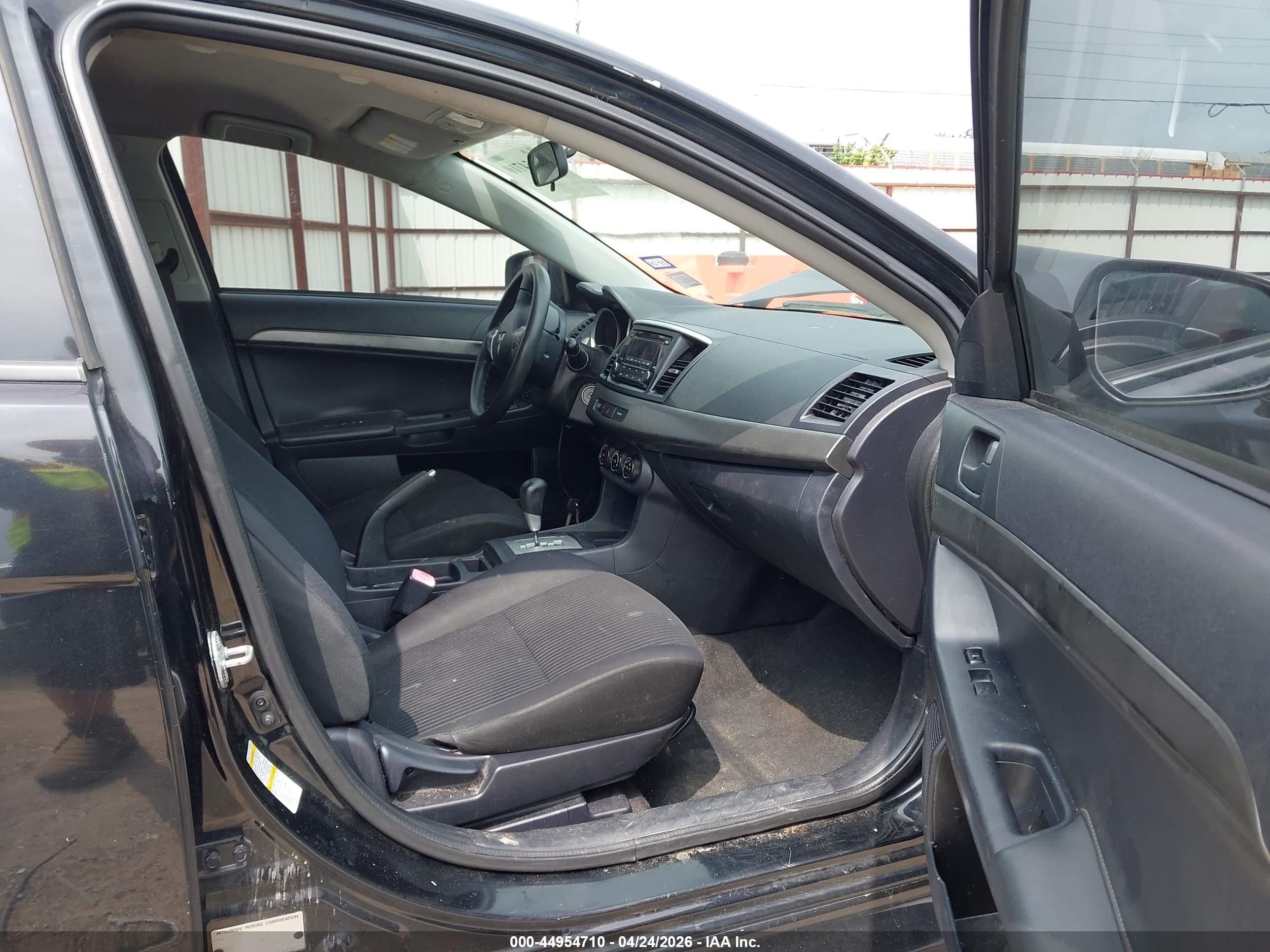 2015 Mitsubishi Lancer Es Black vin: JA32U2FU2FU012766