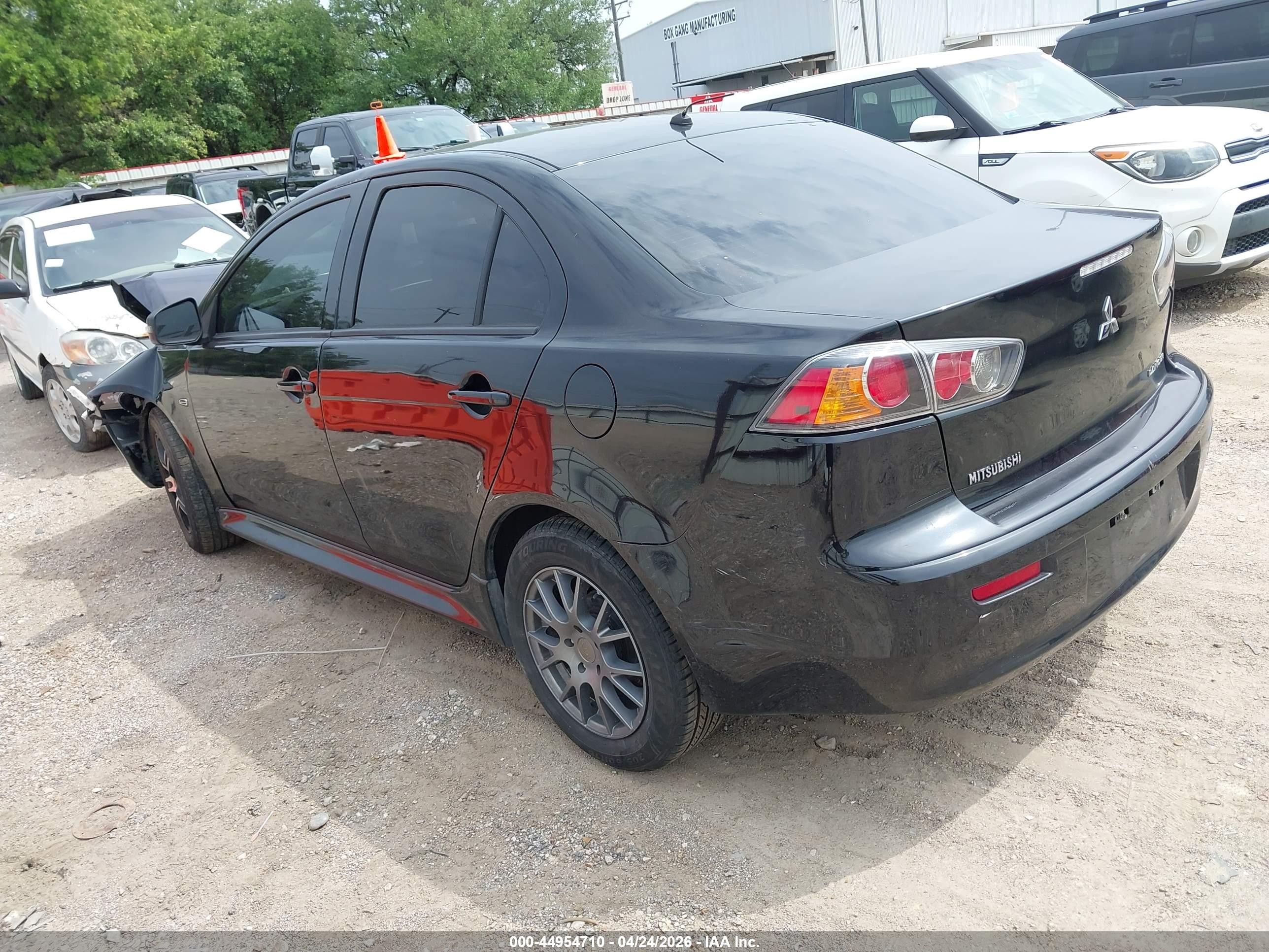 2015 Mitsubishi Lancer Es Black vin: JA32U2FU2FU012766