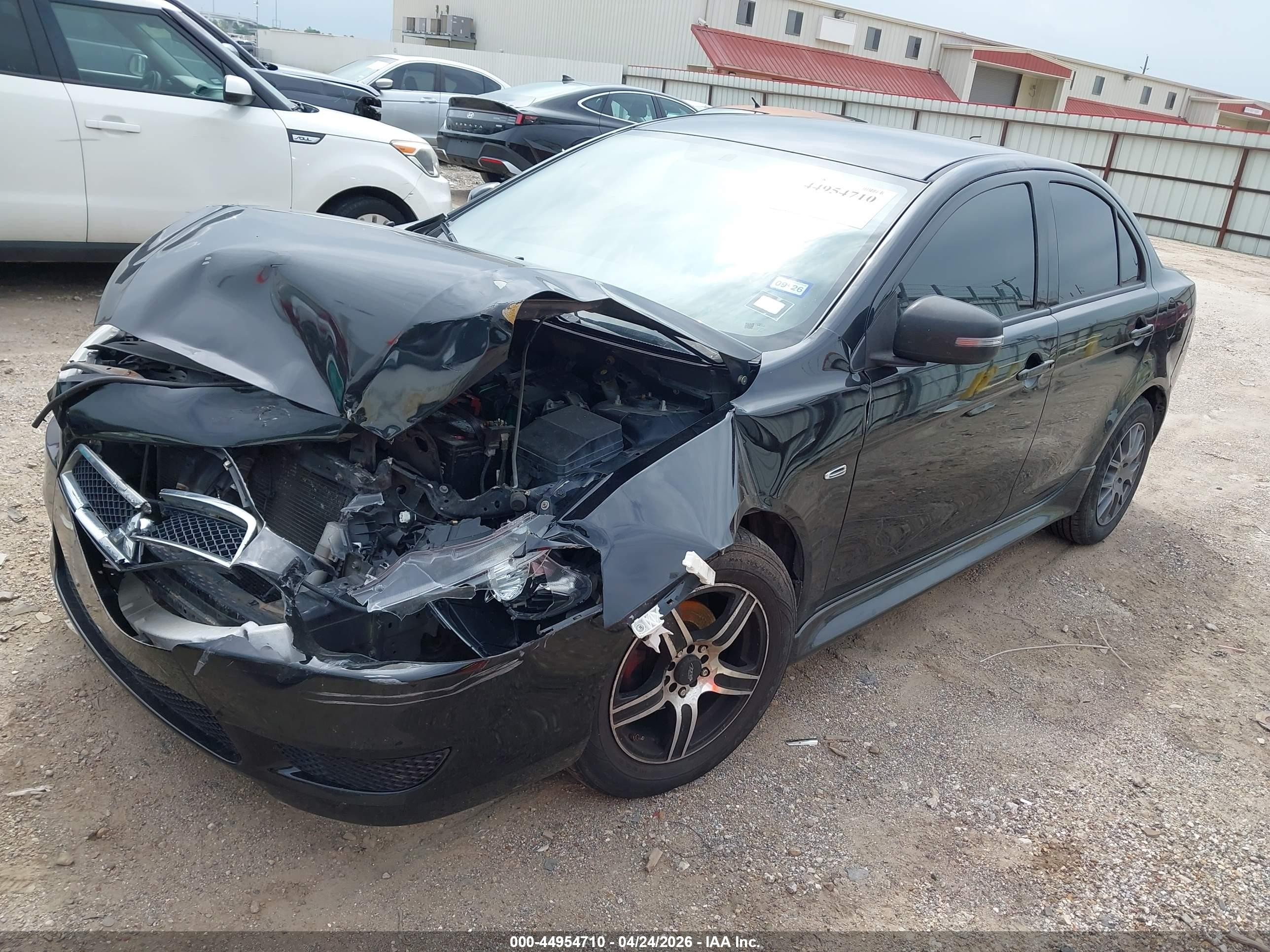 2015 Mitsubishi Lancer Es Black vin: JA32U2FU2FU012766