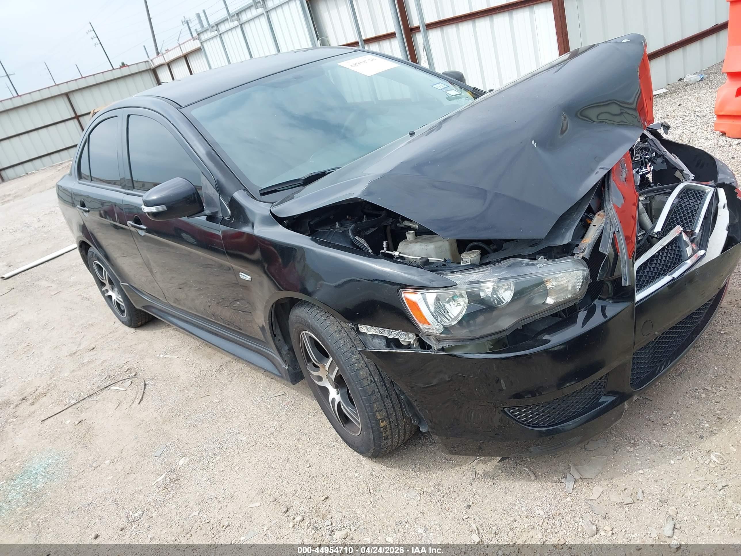 2015 Mitsubishi Lancer Es Black vin: JA32U2FU2FU012766