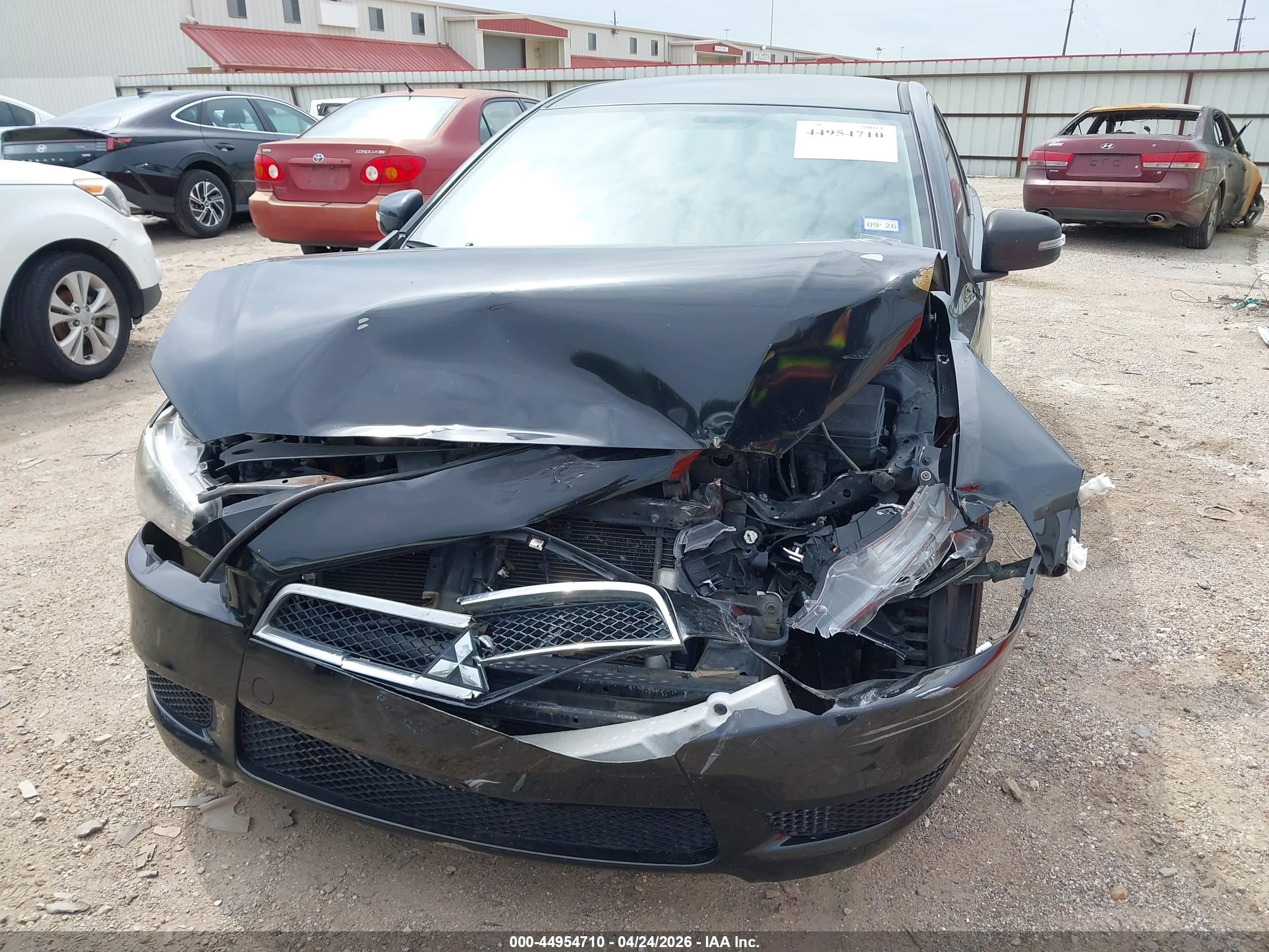 2015 Mitsubishi Lancer Es Black vin: JA32U2FU2FU012766