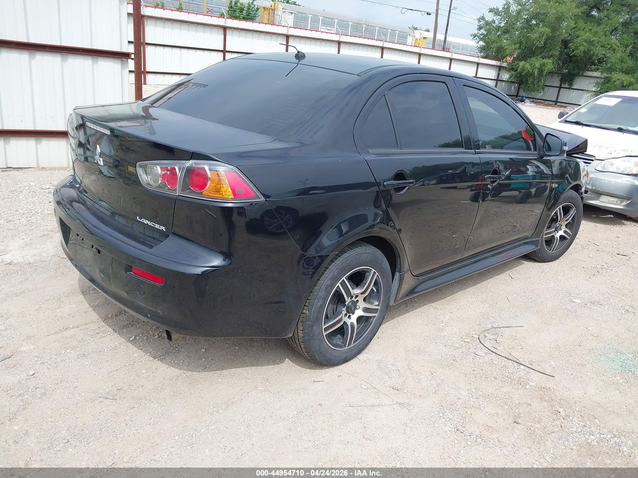 2015 Mitsubishi Lancer Es Black vin: JA32U2FU2FU012766