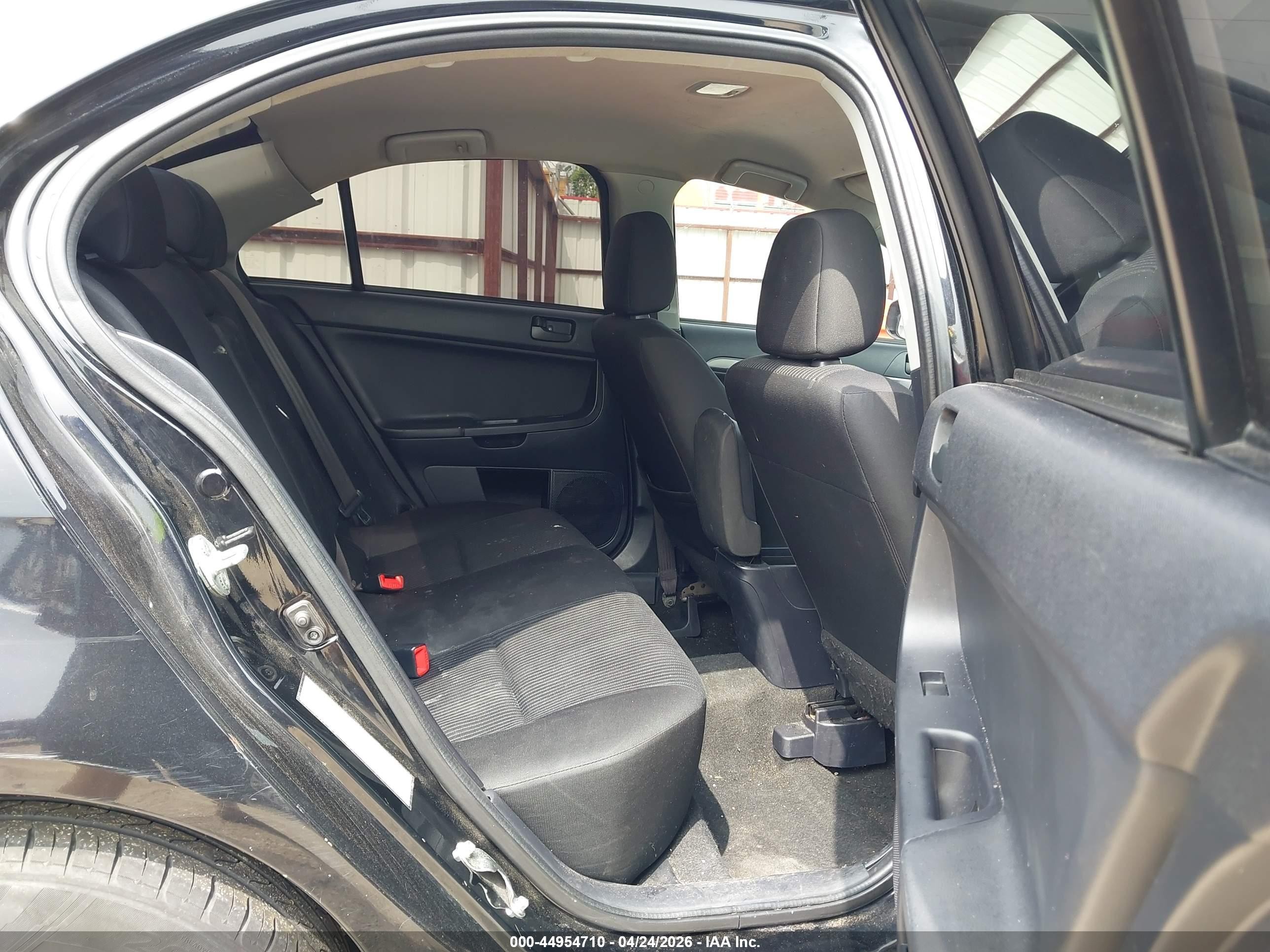 2015 Mitsubishi Lancer Es Black vin: JA32U2FU2FU012766