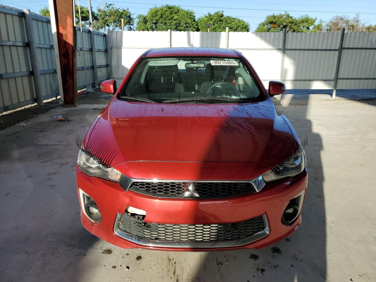 2017 Mitsubishi Lancer Es Red vin: JA32U2FU2HU014682