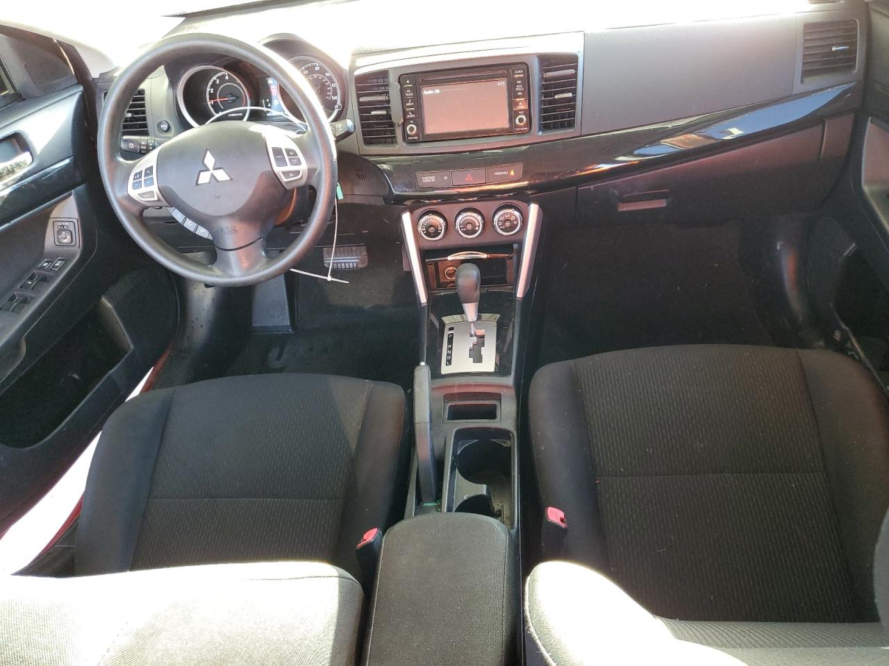 2017 Mitsubishi Lancer Es Red vin: JA32U2FU2HU014682