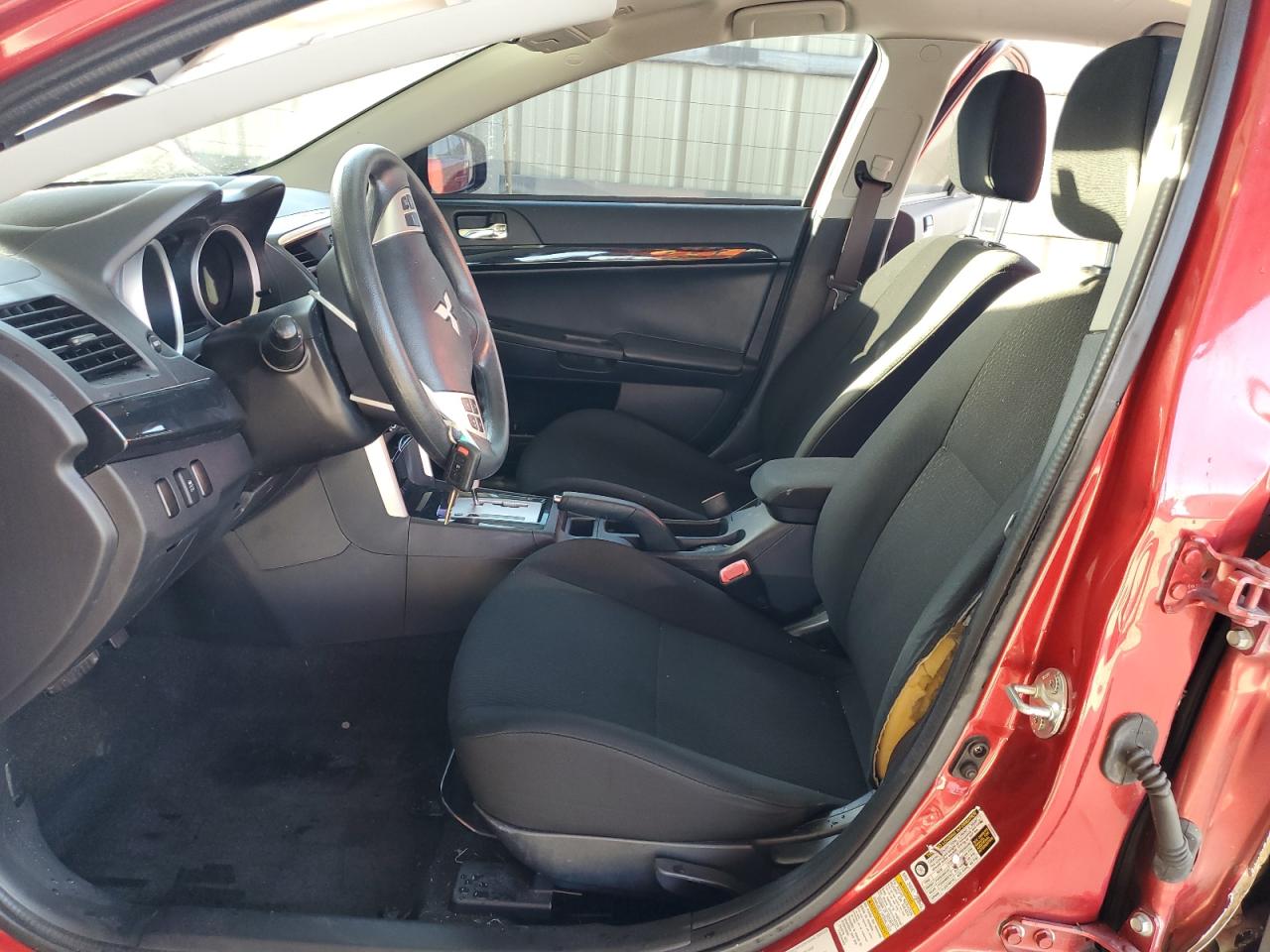 2017 Mitsubishi Lancer Es Red vin: JA32U2FU2HU014682