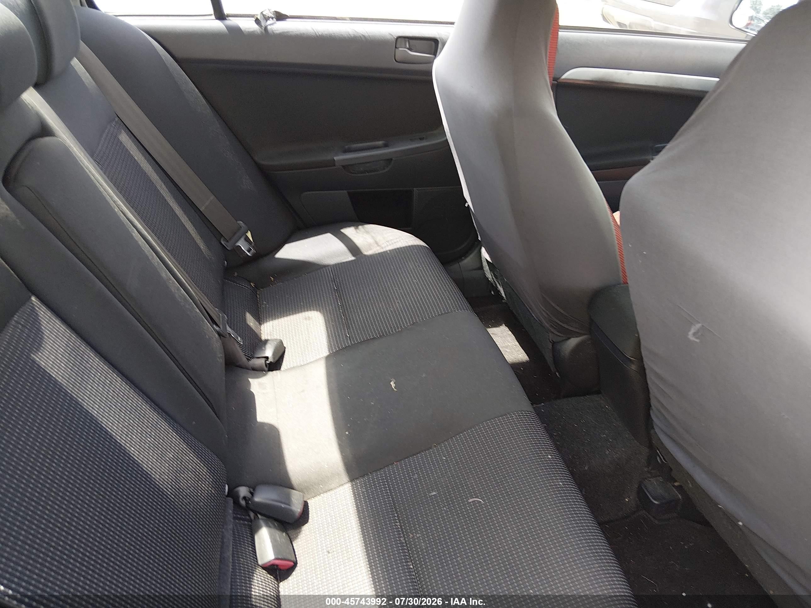 2010 Mitsubishi Lancer Es Red vin: JA32U2FU3AU020092
