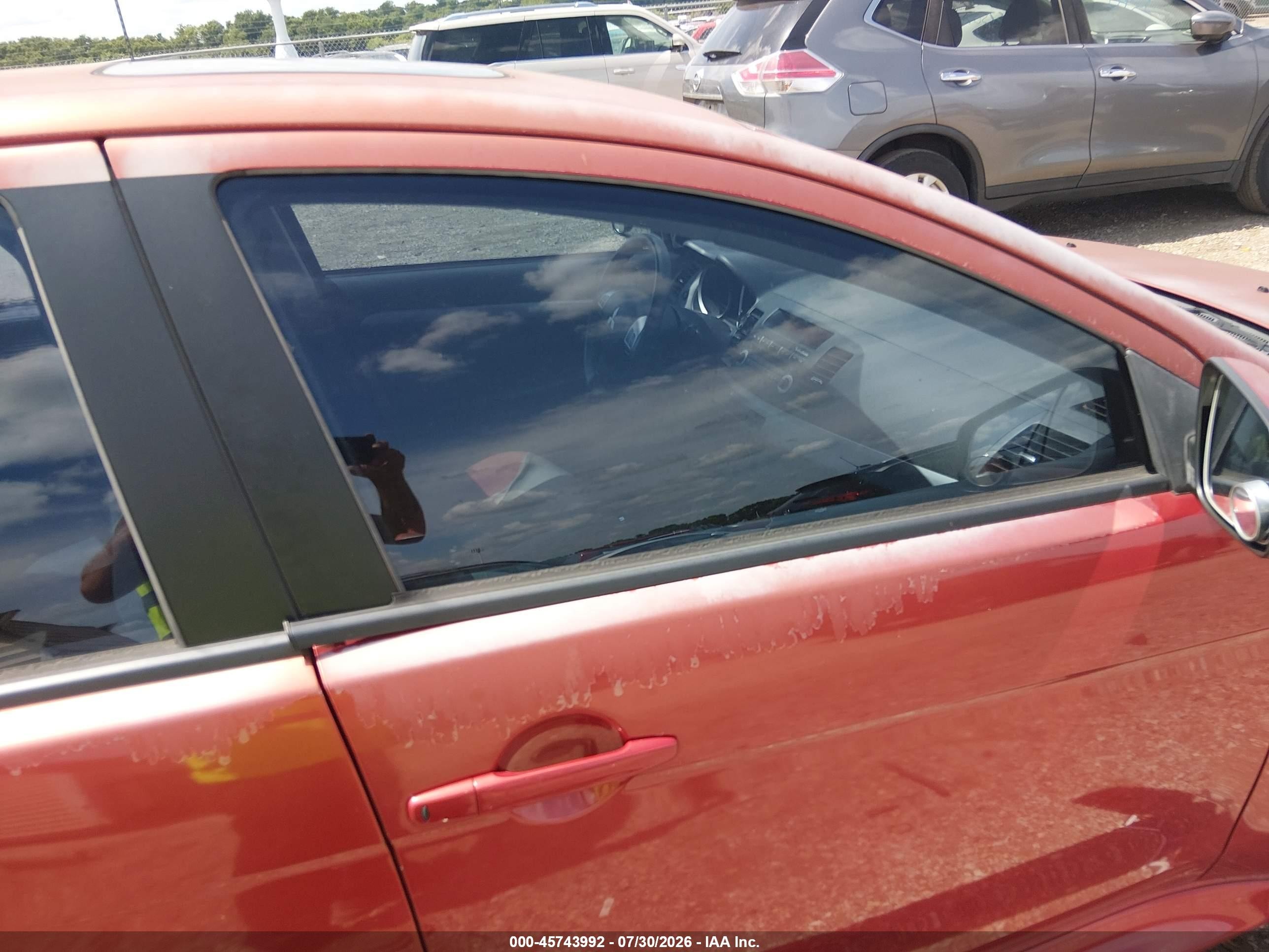 2010 Mitsubishi Lancer Es Red vin: JA32U2FU3AU020092