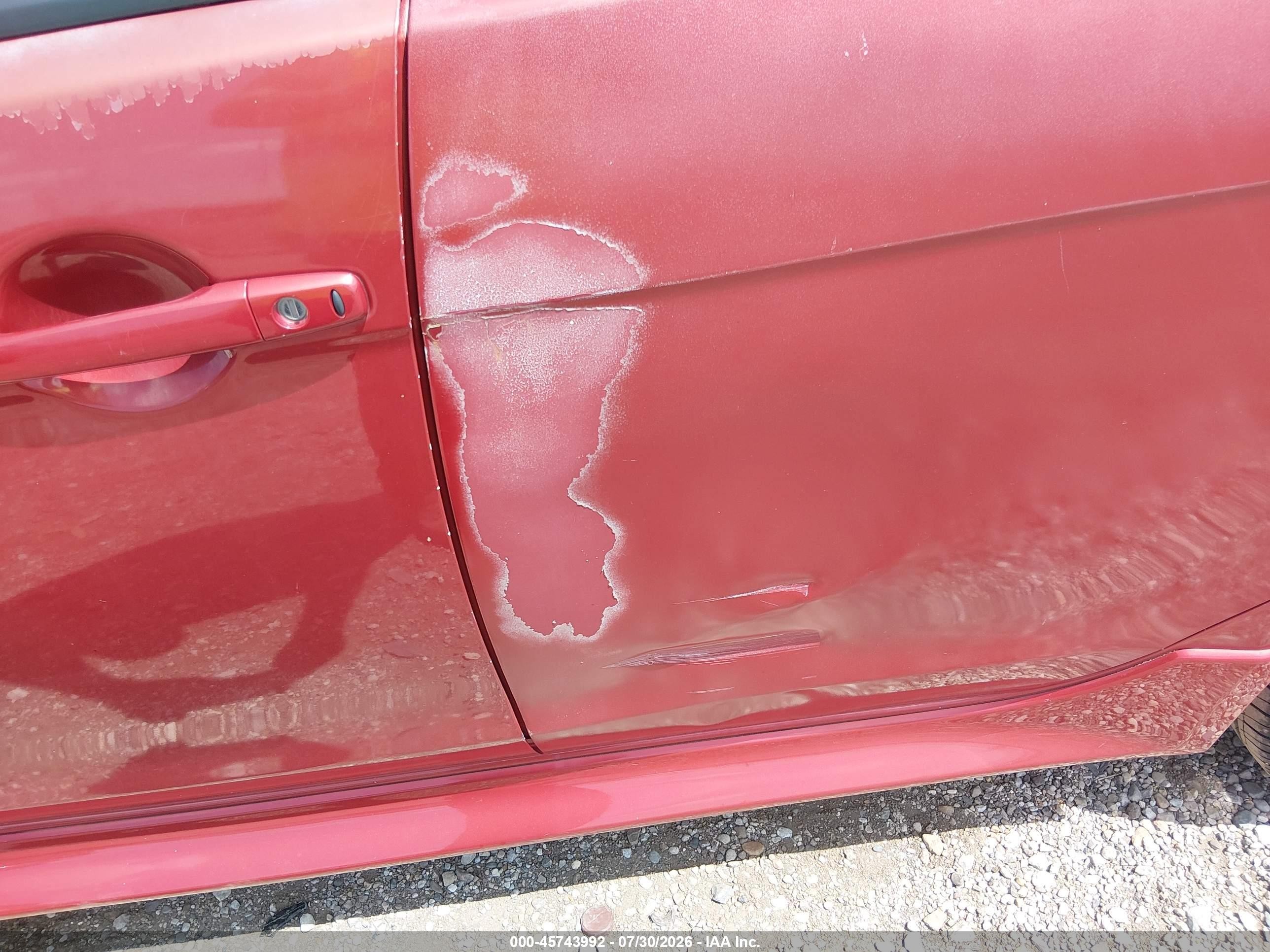 2010 Mitsubishi Lancer Es Red vin: JA32U2FU3AU020092