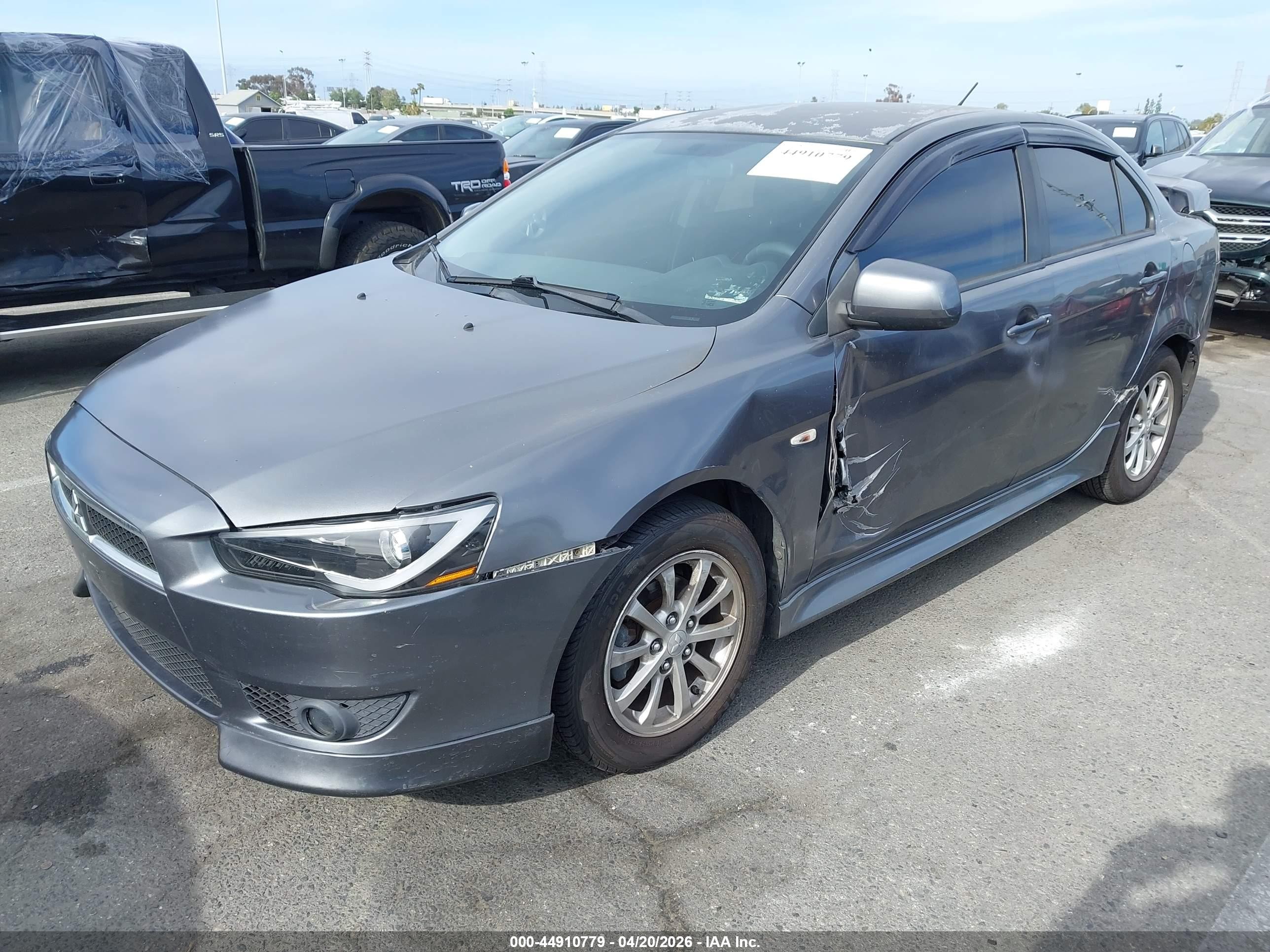 2010 Mitsubishi Lancer Es Серый vin: JA32U2FU3AU027849