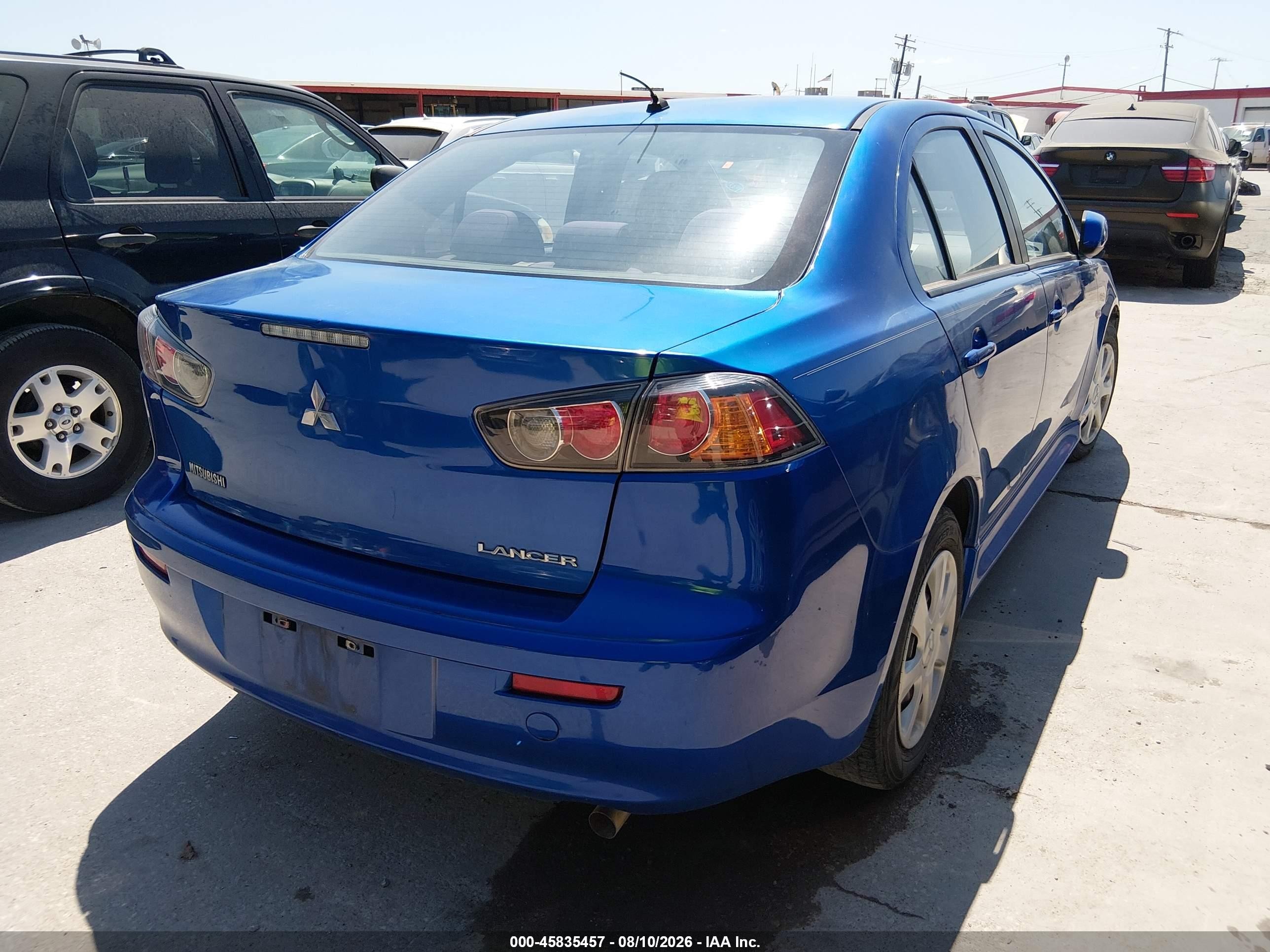 2012 Mitsubishi Lancer Es Синий vin: JA32U2FU3CU022704