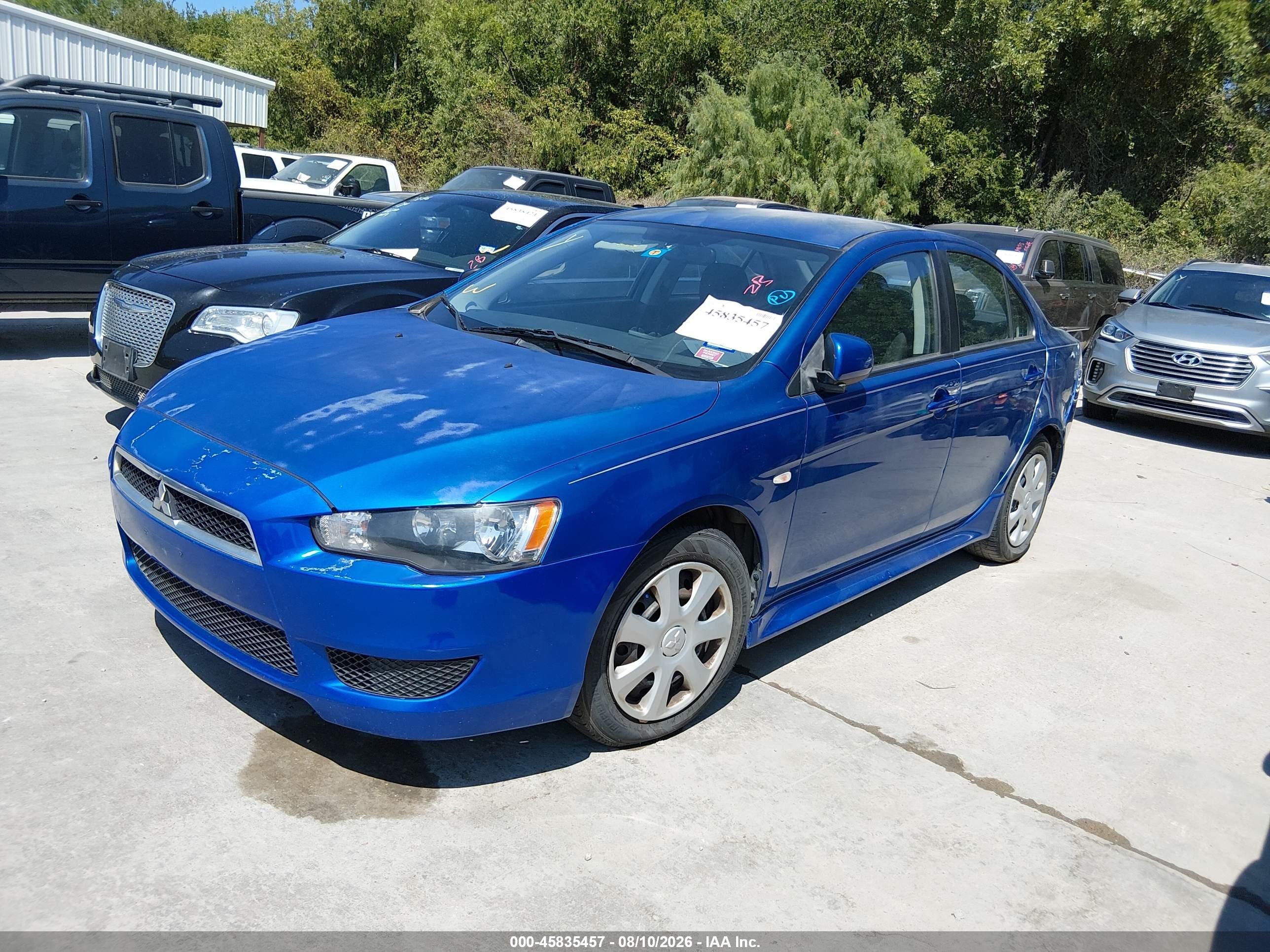 2012 Mitsubishi Lancer Es Синий vin: JA32U2FU3CU022704