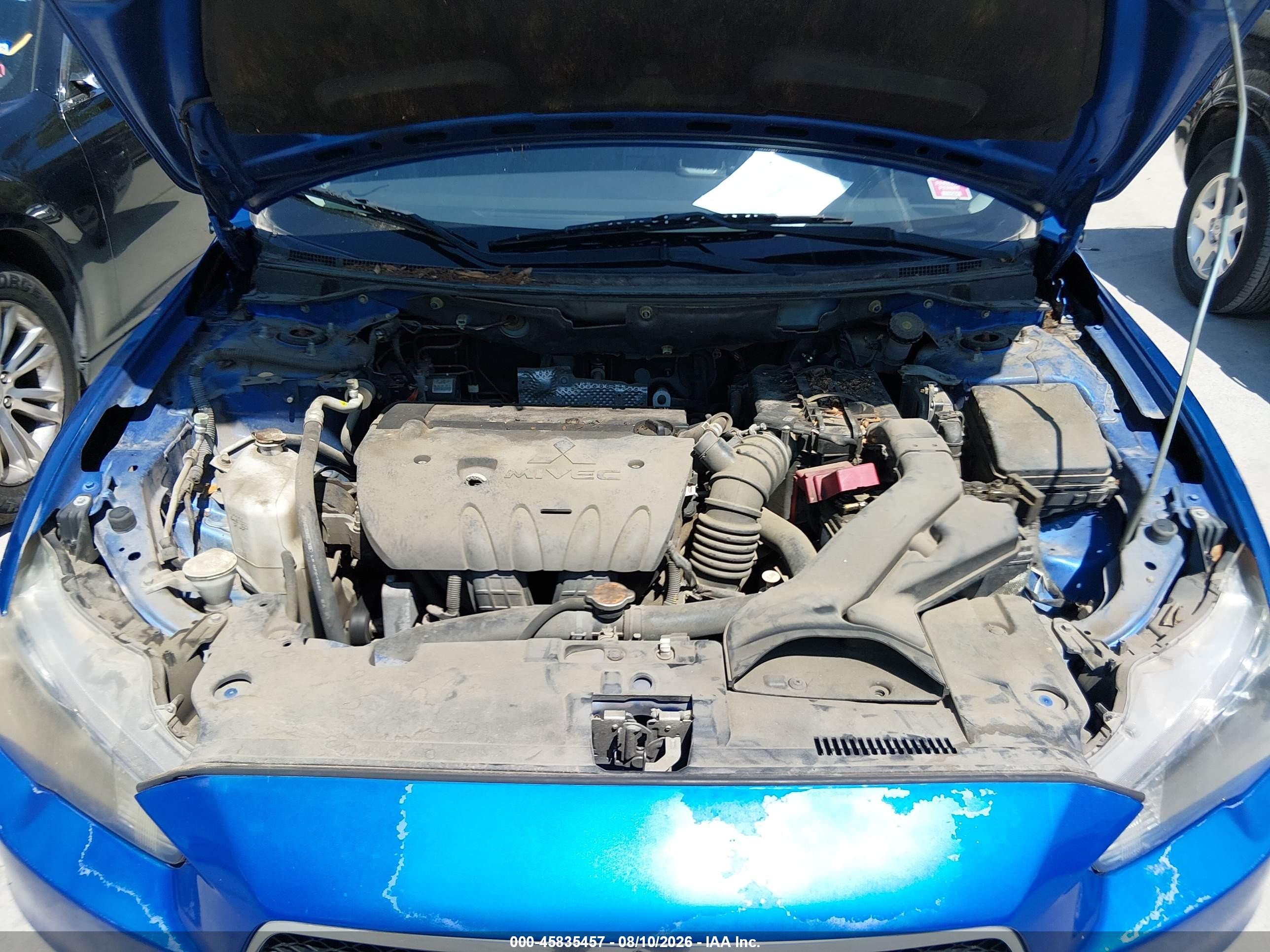 2012 Mitsubishi Lancer Es Синий vin: JA32U2FU3CU022704