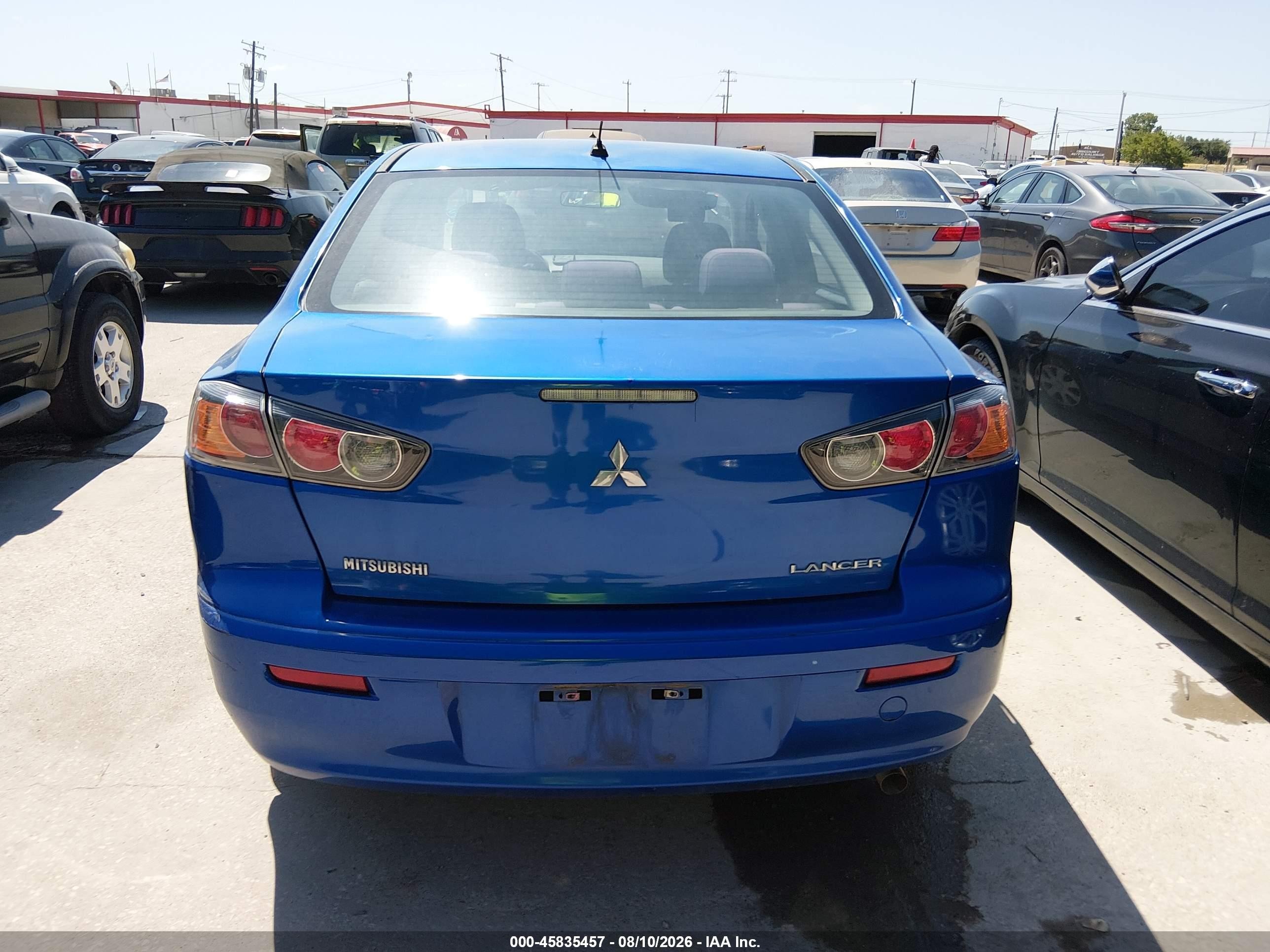 2012 Mitsubishi Lancer Es Синий vin: JA32U2FU3CU022704