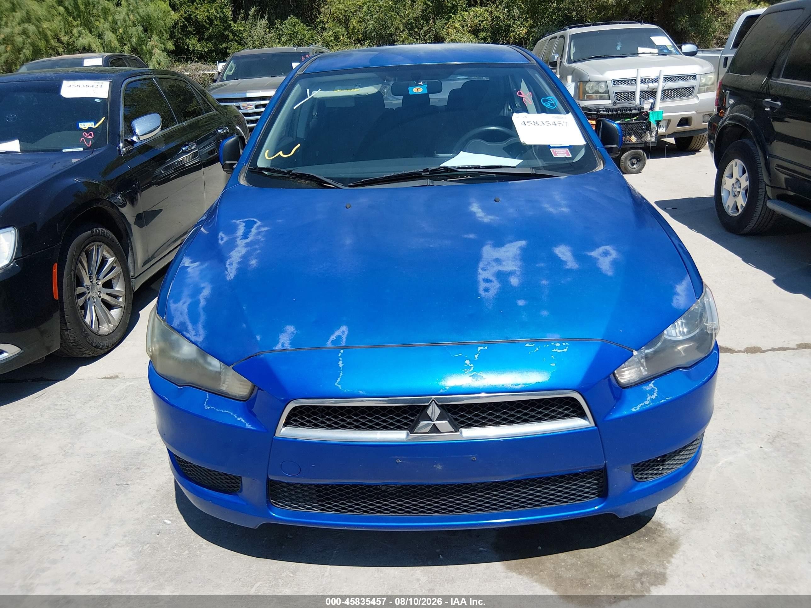 2012 Mitsubishi Lancer Es Синий vin: JA32U2FU3CU022704