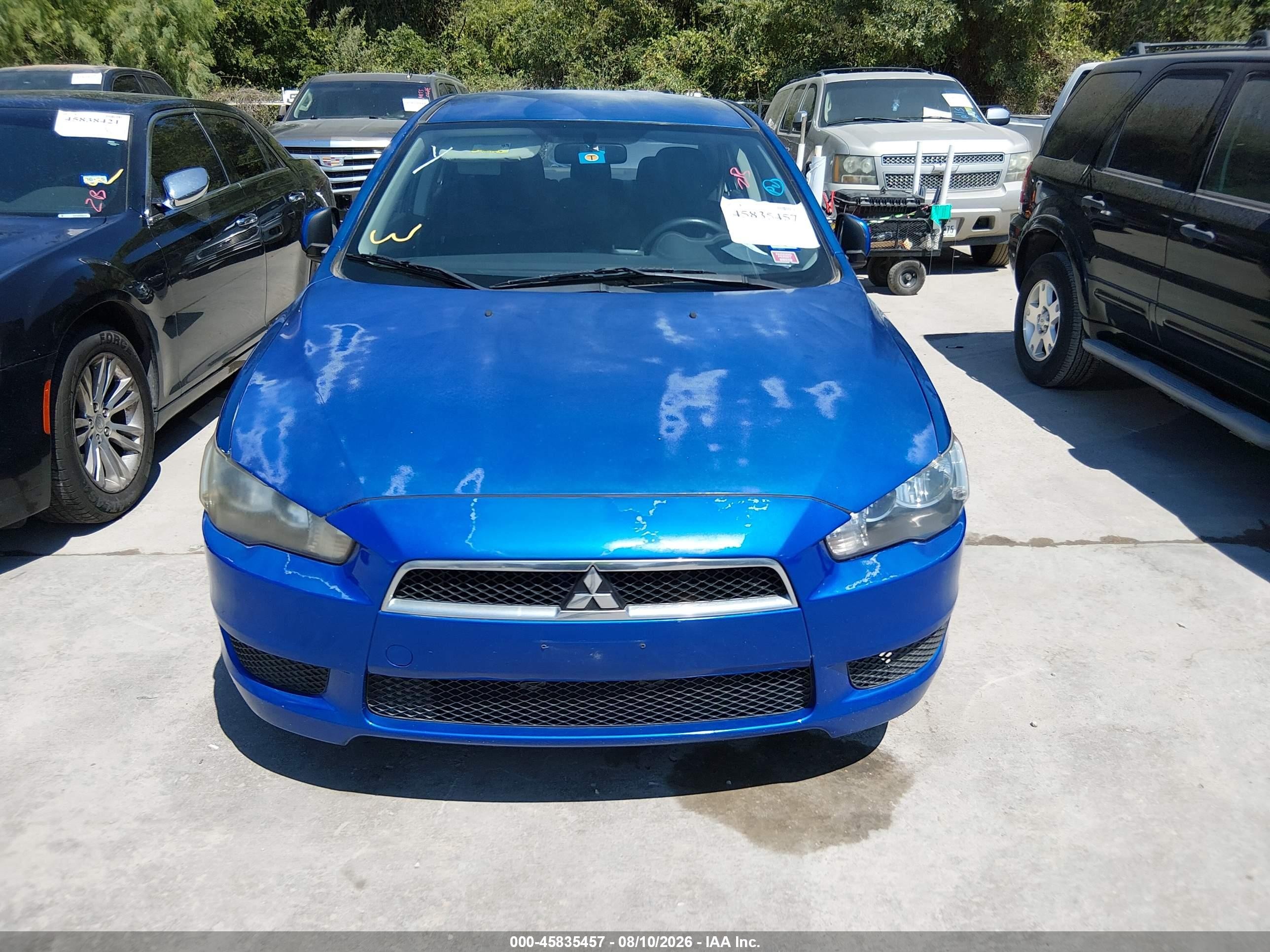 2012 Mitsubishi Lancer Es Синий vin: JA32U2FU3CU022704