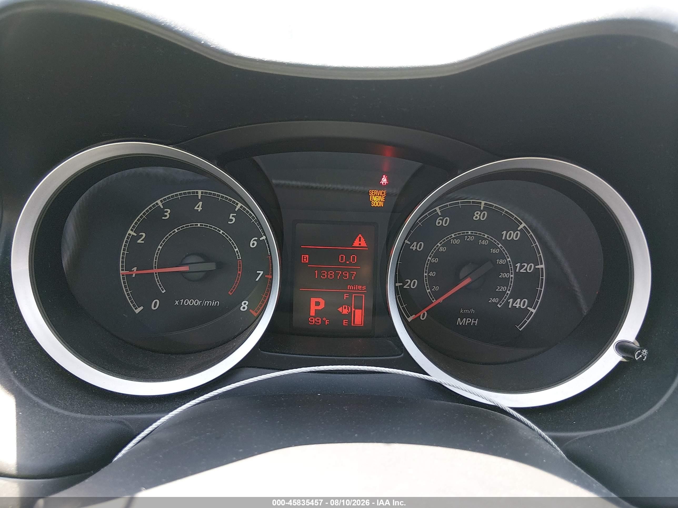 2012 Mitsubishi Lancer Es Синий vin: JA32U2FU3CU022704